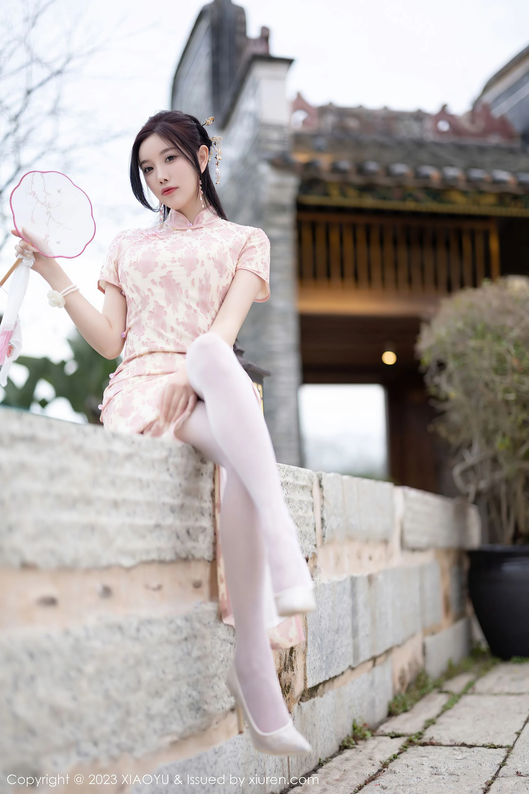 语画界 VOL.993 杨晨晨Yome 旗袍美腿插图74