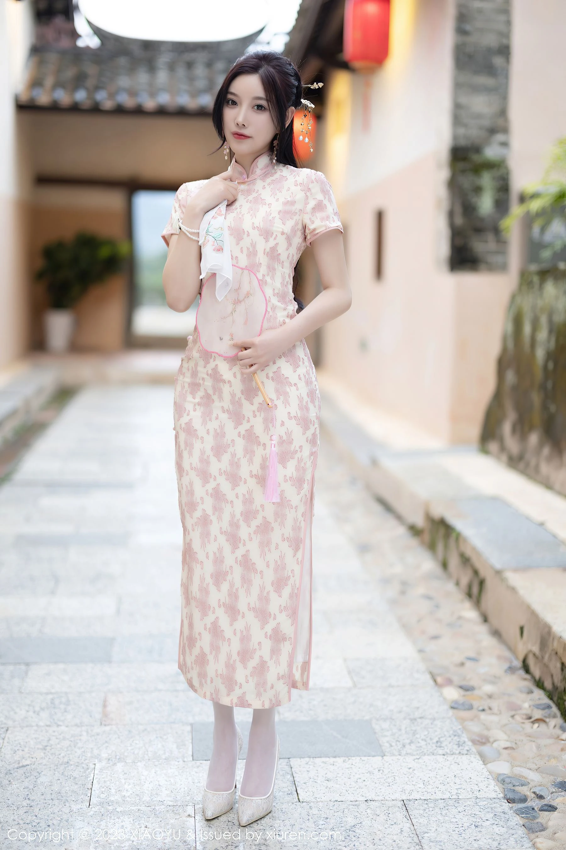 语画界 VOL.993 杨晨晨Yome 旗袍美腿插图53