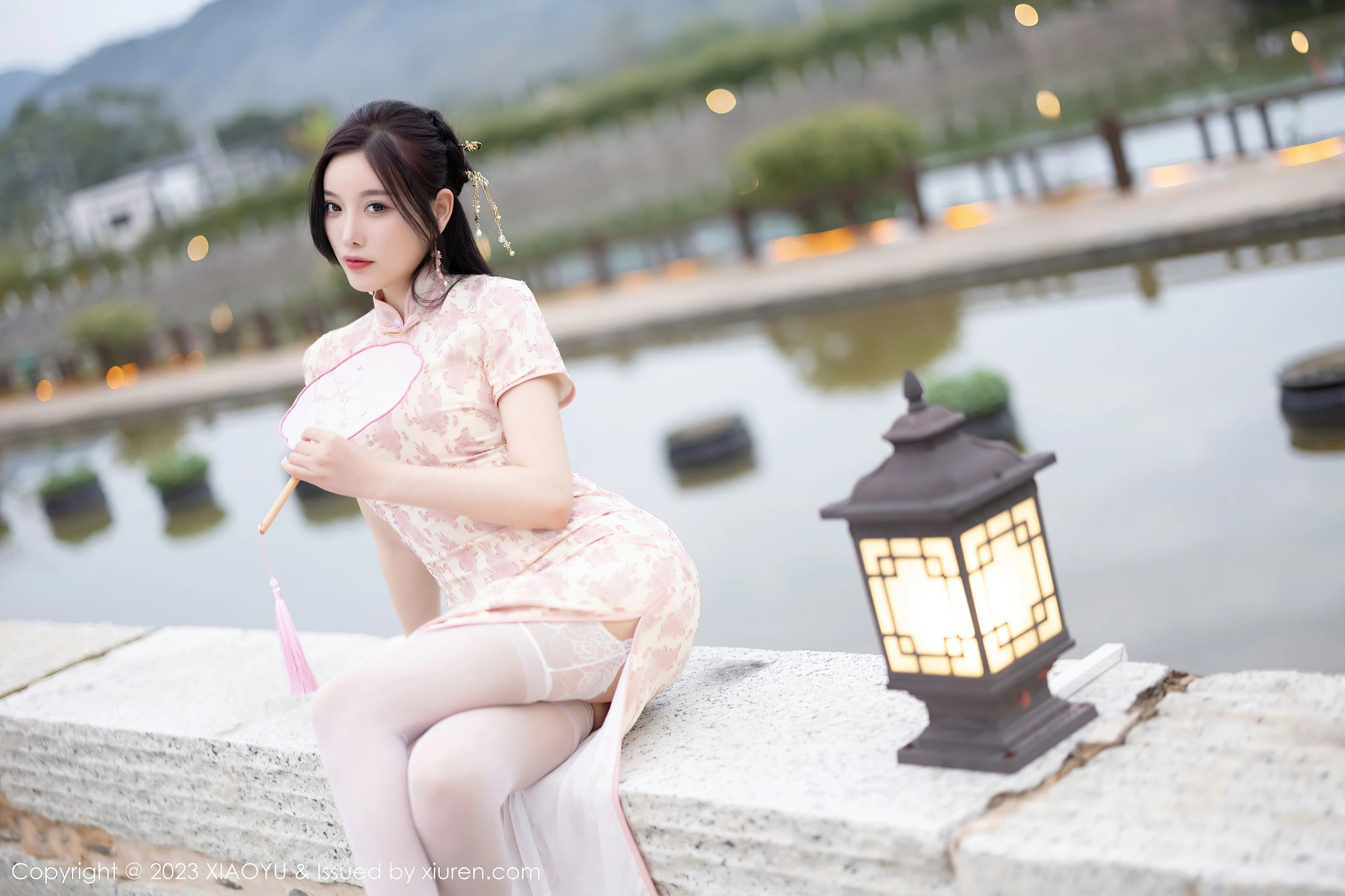 语画界 VOL.993 杨晨晨Yome 旗袍美腿插图82