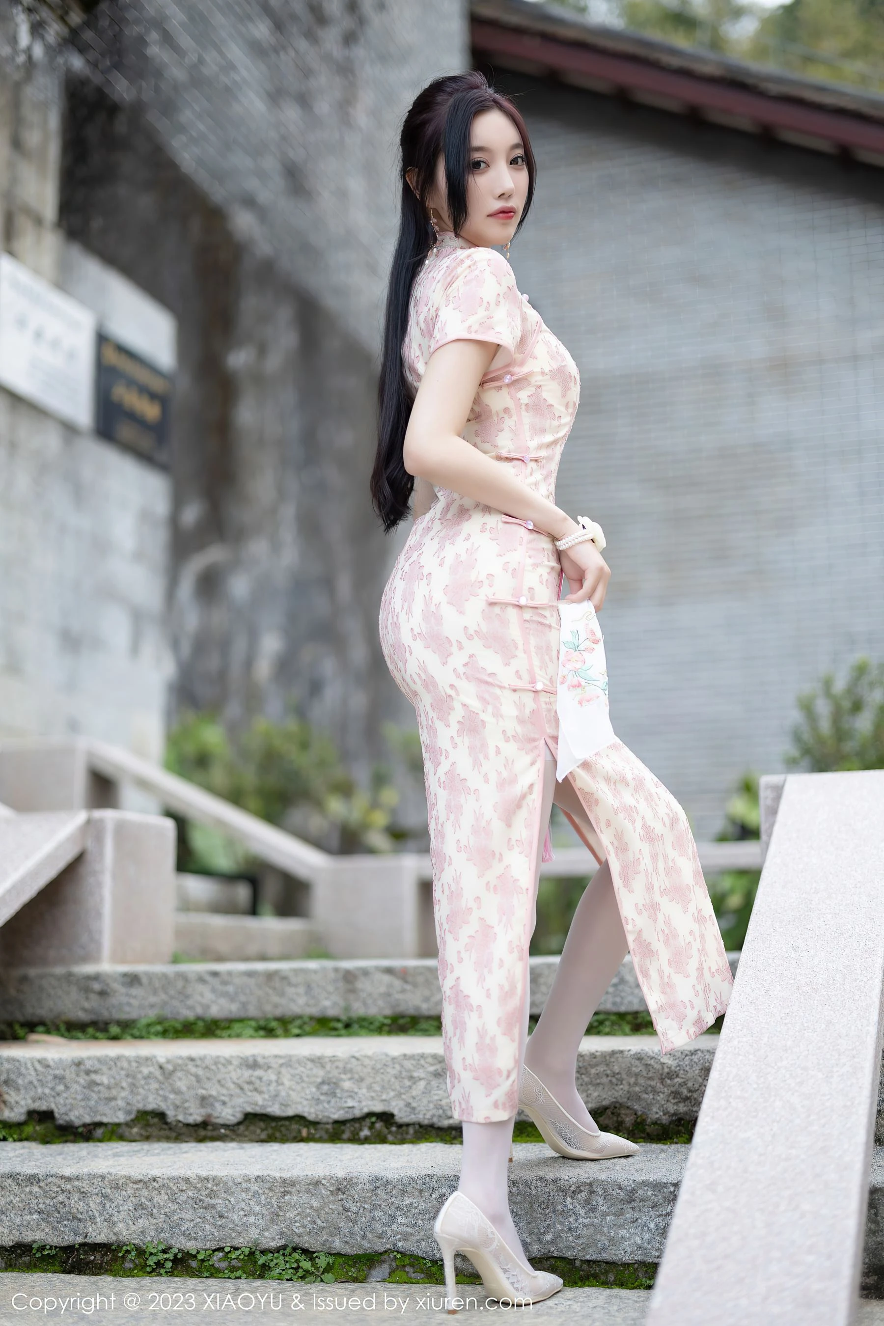 语画界 VOL.993 杨晨晨Yome 旗袍美腿插图54