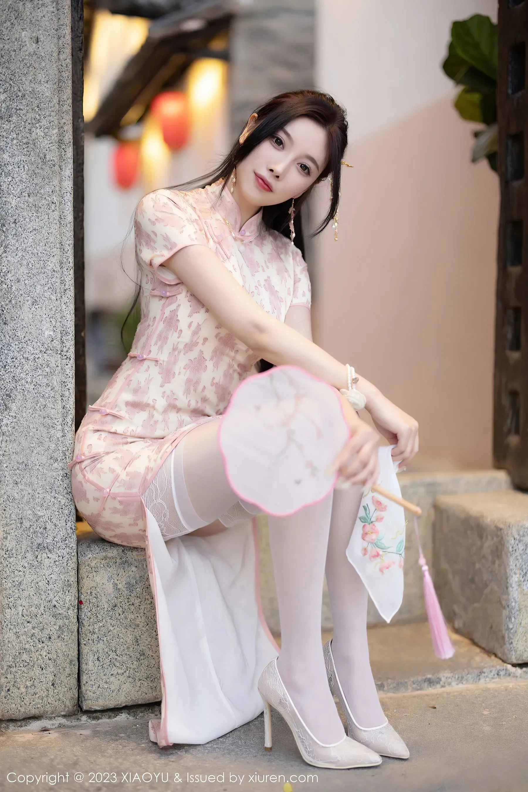 语画界 VOL.993 杨晨晨Yome 旗袍美腿插图65