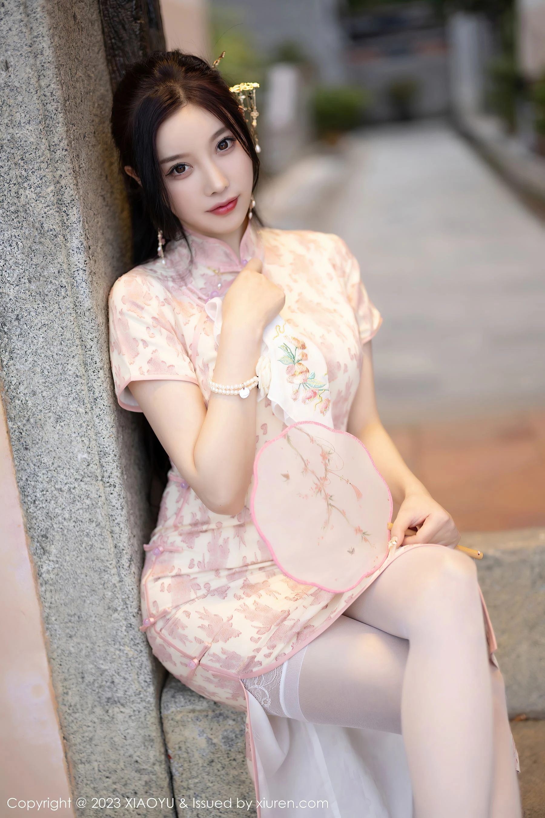 语画界 VOL.993 杨晨晨Yome 旗袍美腿插图63