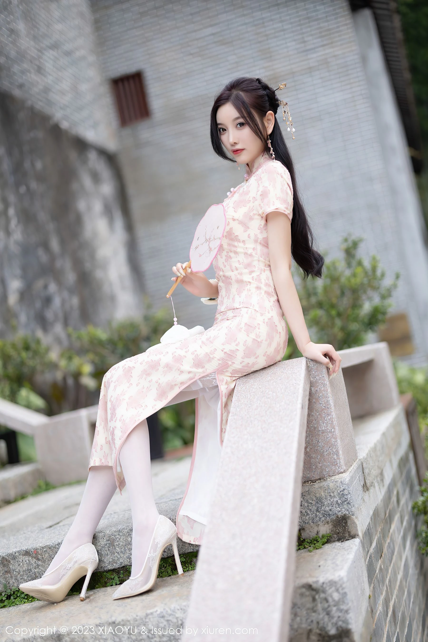 语画界 VOL.993 杨晨晨Yome 旗袍美腿插图56