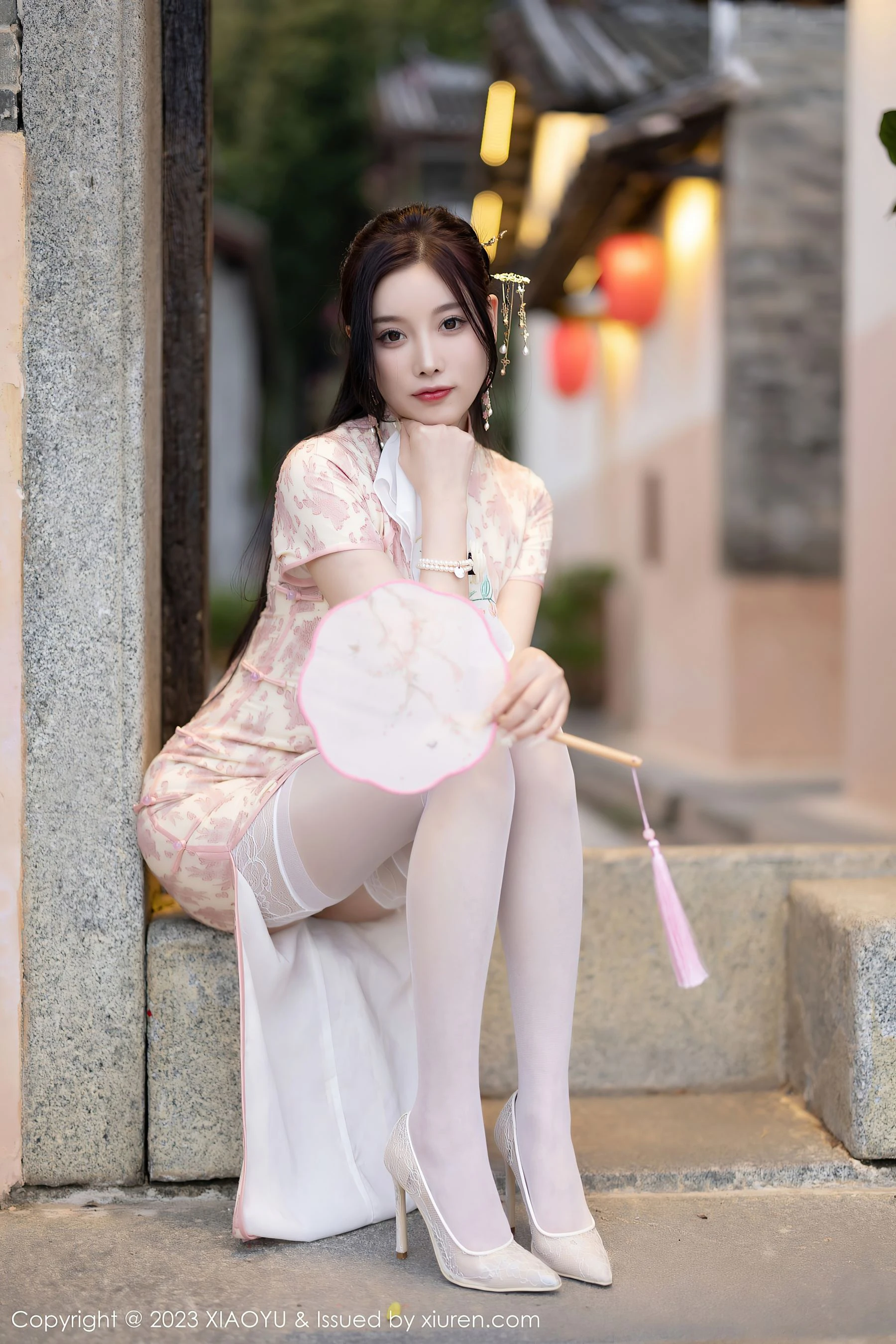 语画界 VOL.993 杨晨晨Yome 旗袍美腿插图64