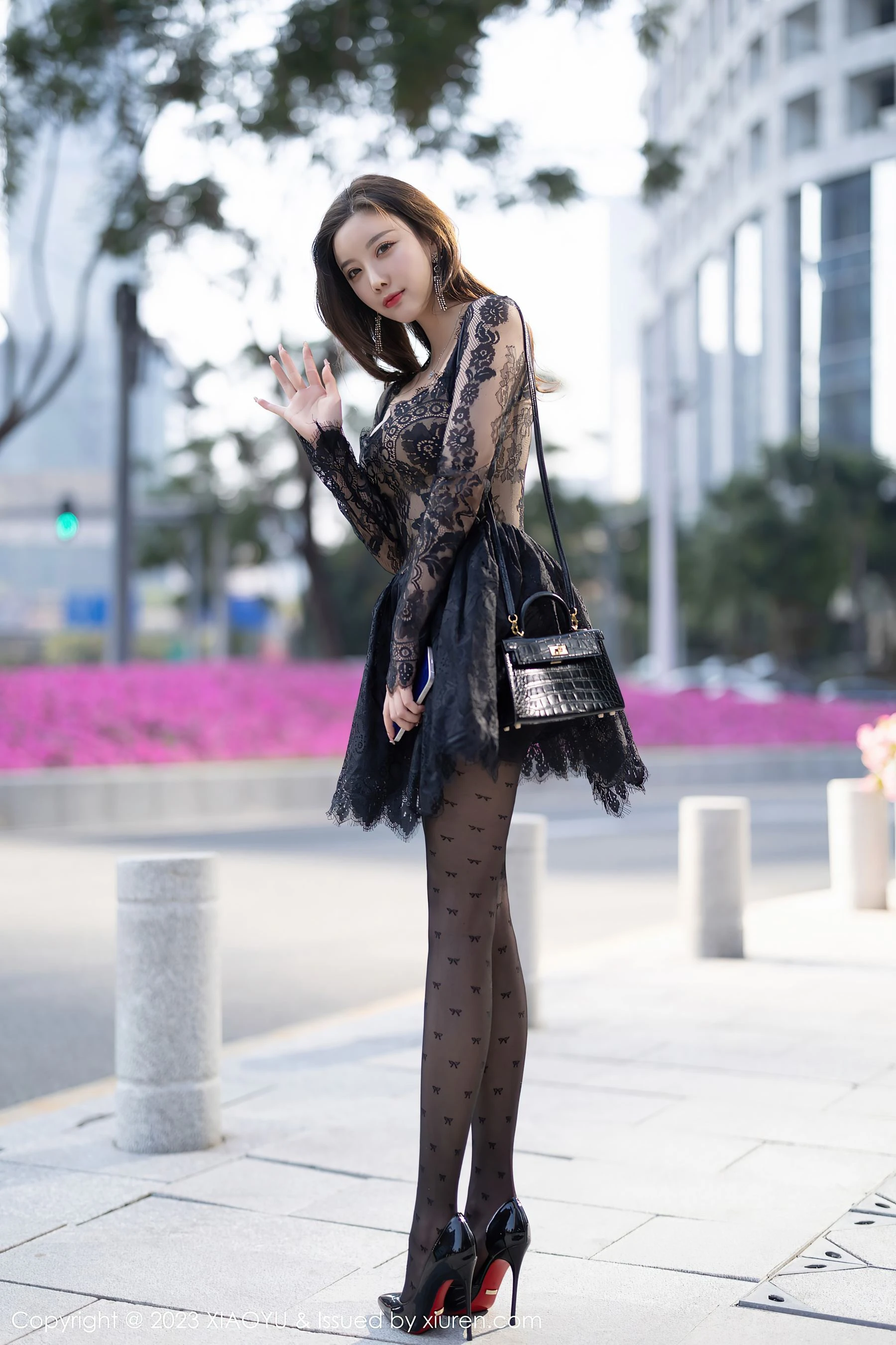 语画界 VOL.988 杨晨晨Yome 黑丝美臀插图77