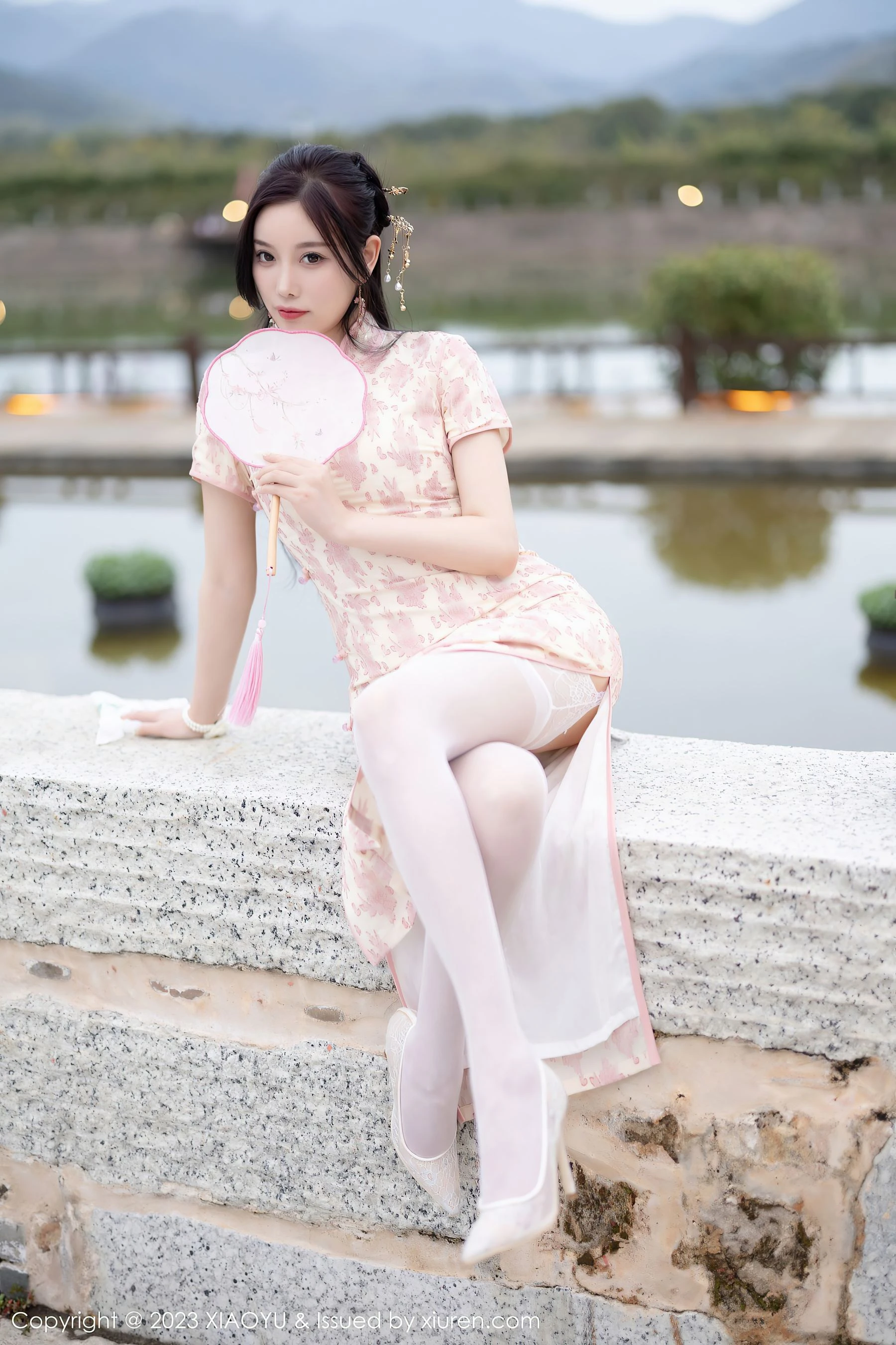 语画界 VOL.993 杨晨晨Yome 旗袍美腿插图80