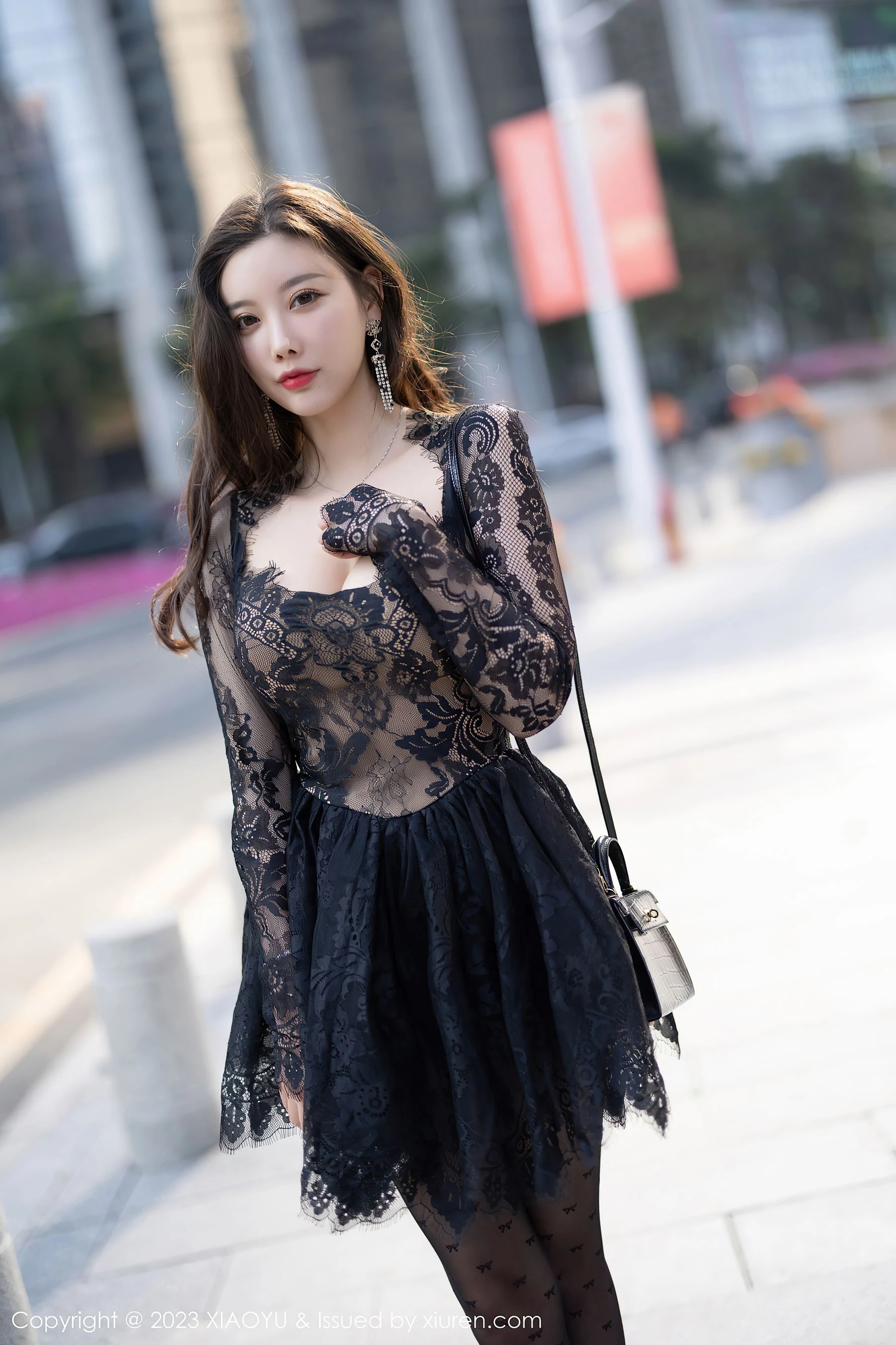 语画界 VOL.988 杨晨晨Yome 黑丝美臀插图34