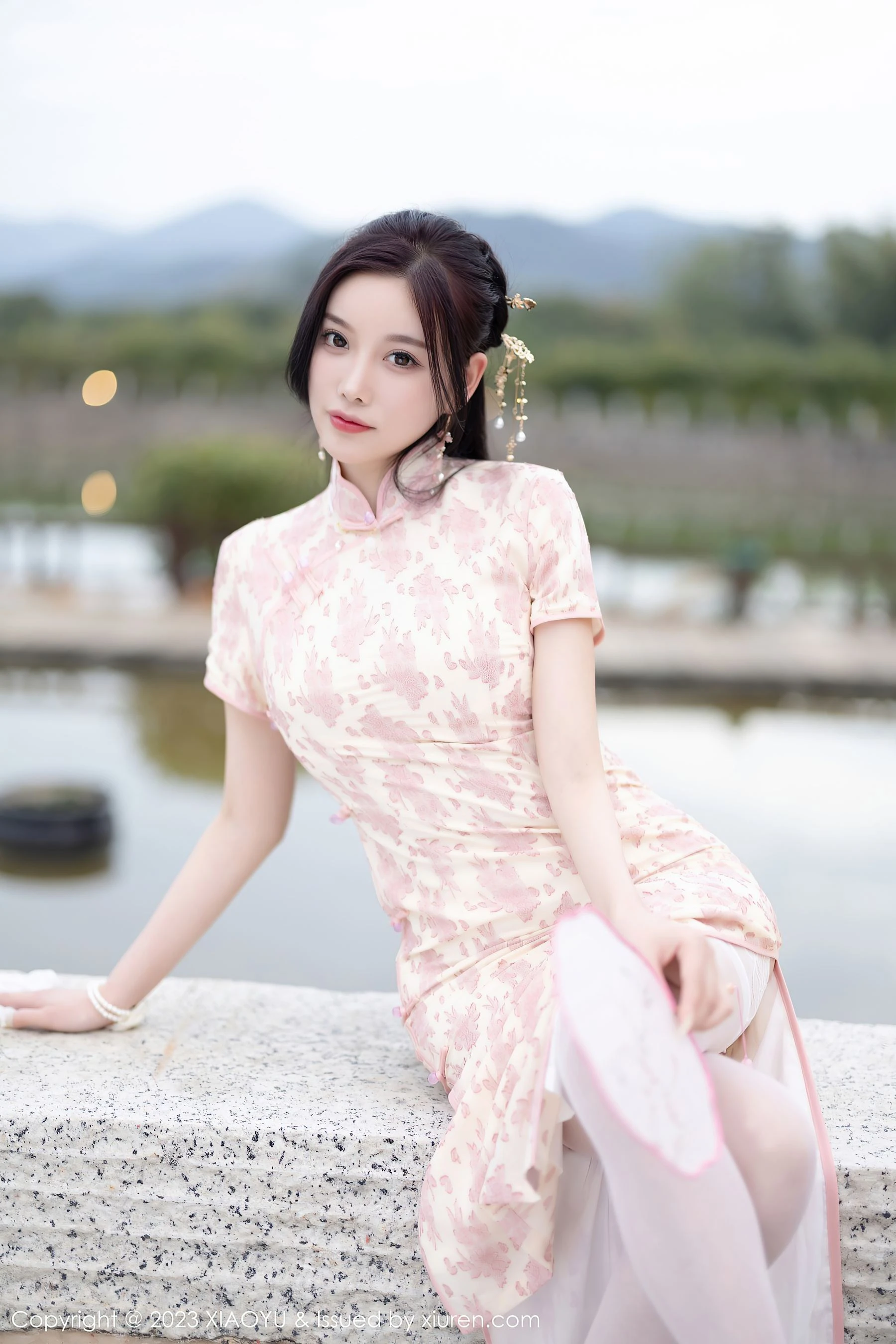 语画界 VOL.993 杨晨晨Yome 旗袍美腿插图84