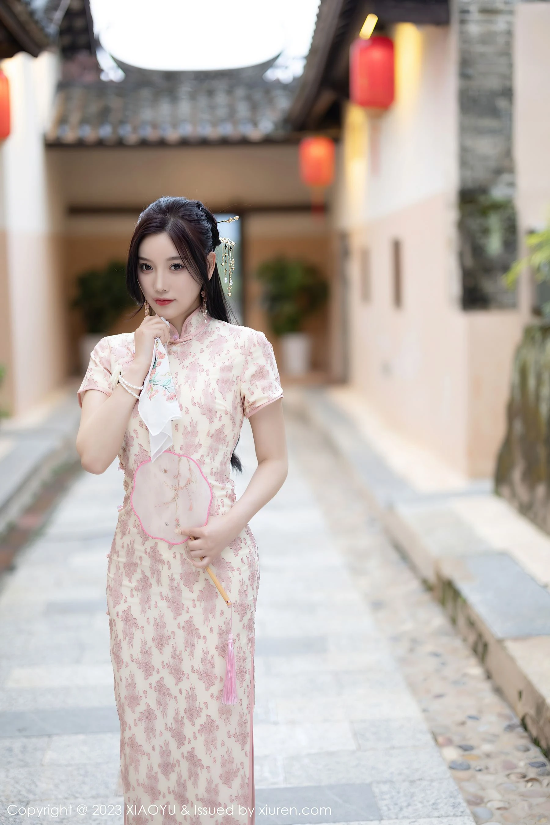 语画界 VOL.993 杨晨晨Yome 旗袍美腿插图52