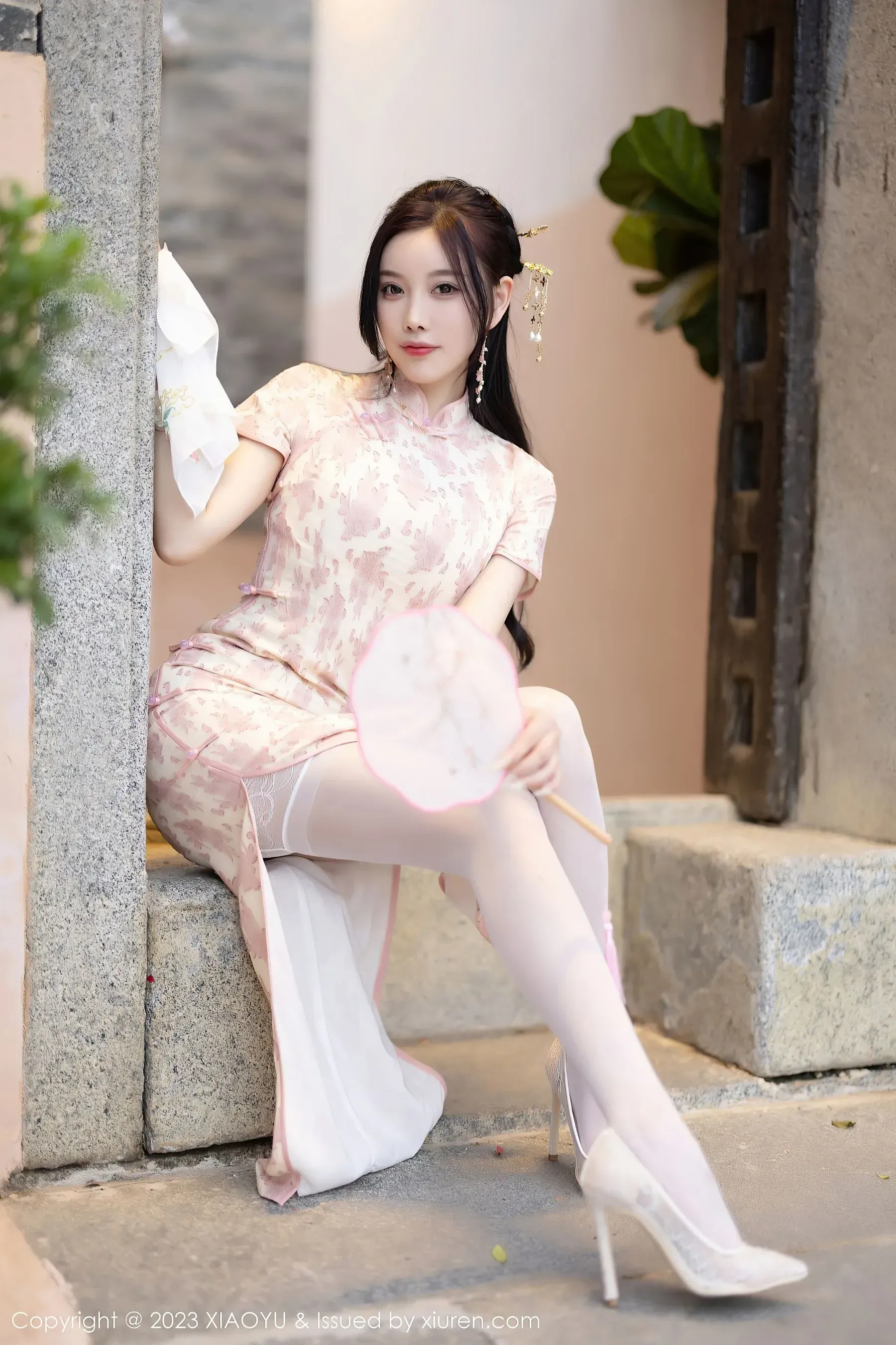 语画界 VOL.993 杨晨晨Yome 旗袍美腿插图66
