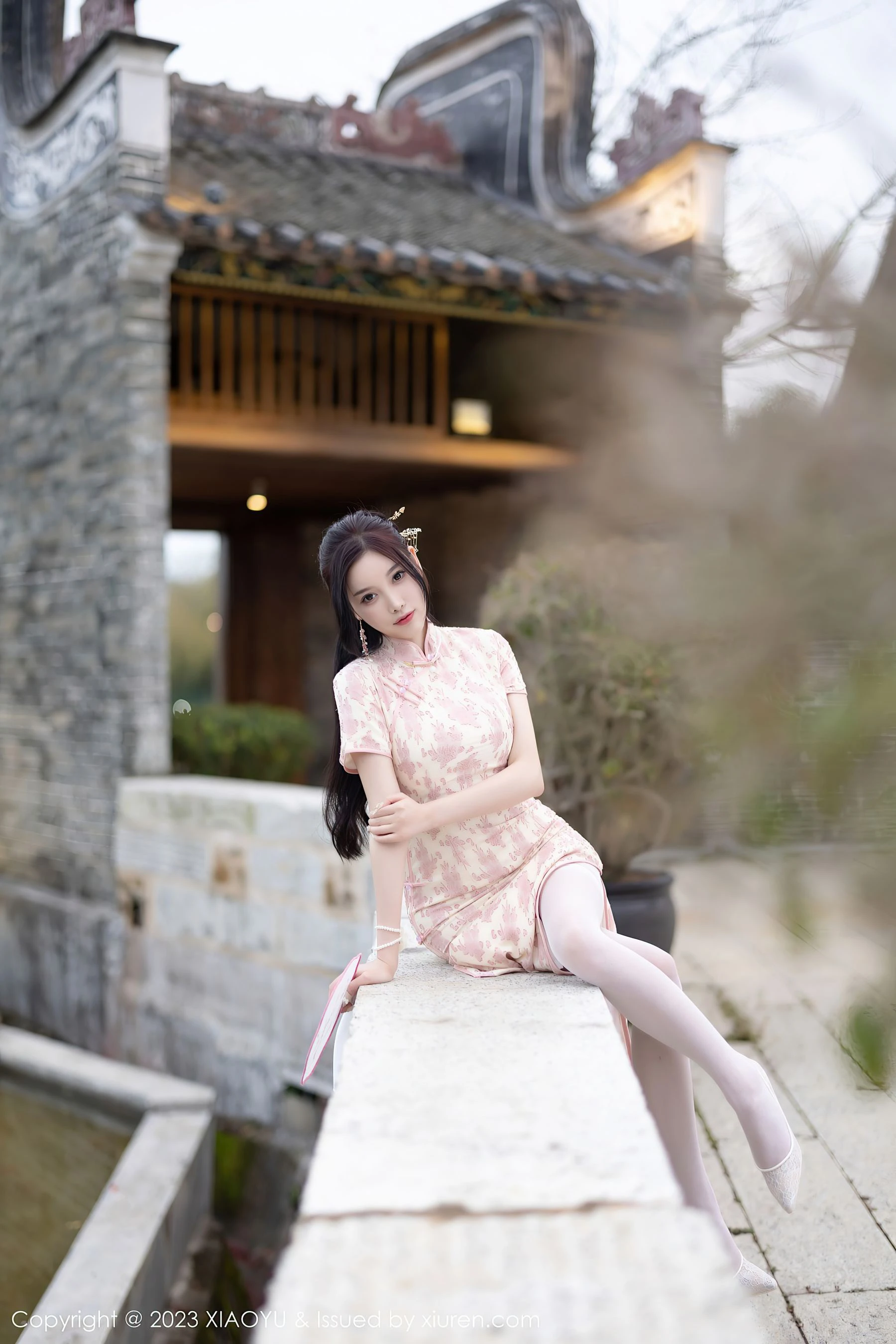 语画界 VOL.993 杨晨晨Yome 旗袍美腿插图76