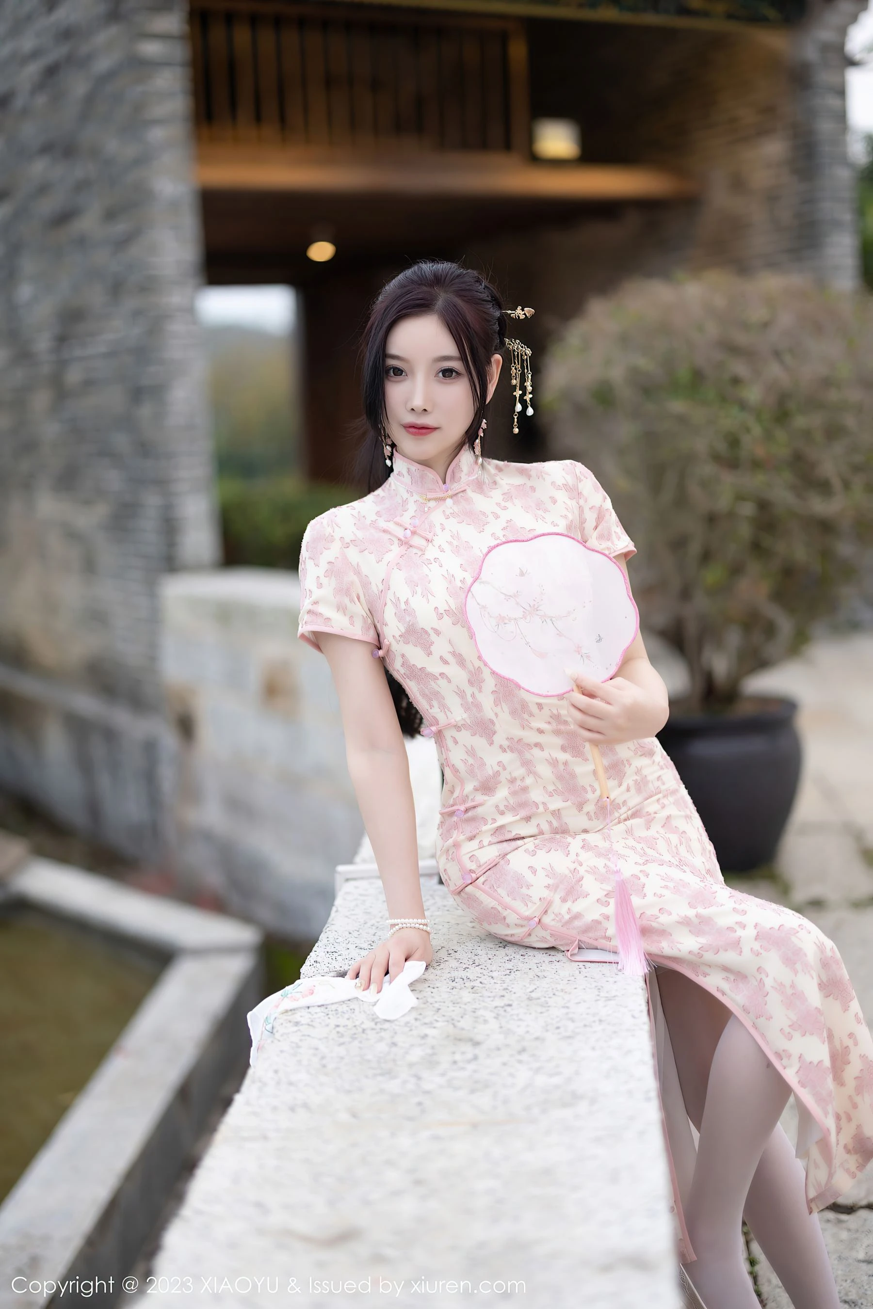 语画界 VOL.993 杨晨晨Yome 旗袍美腿插图73