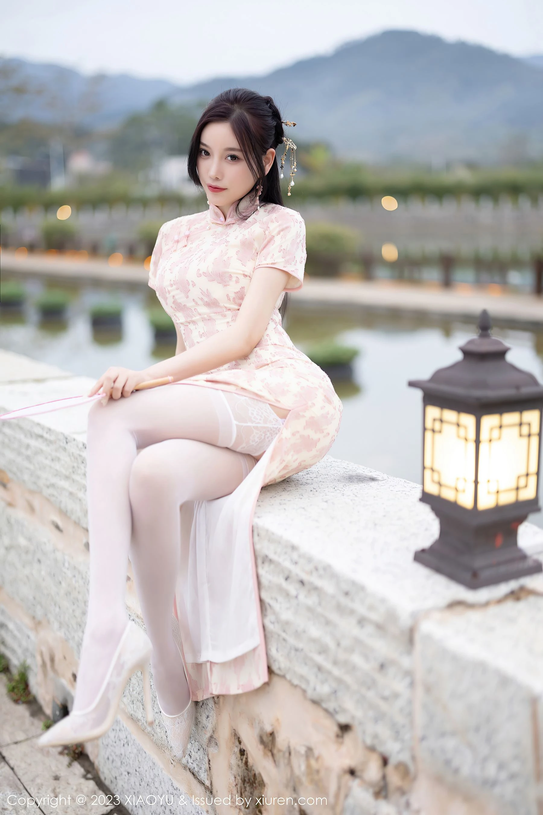 语画界 VOL.993 杨晨晨Yome 旗袍美腿插图83