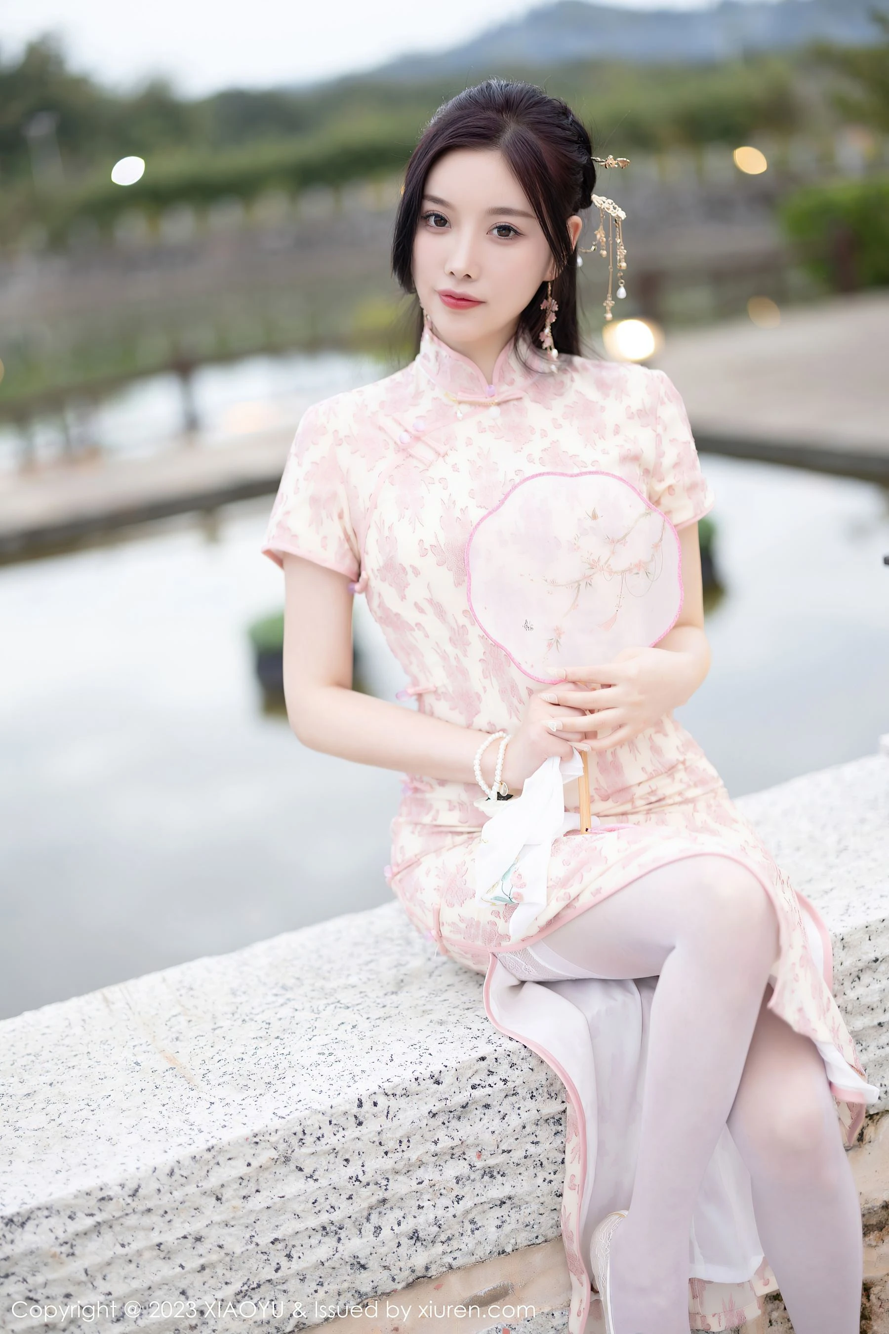 语画界 VOL.993 杨晨晨Yome 旗袍美腿插图79