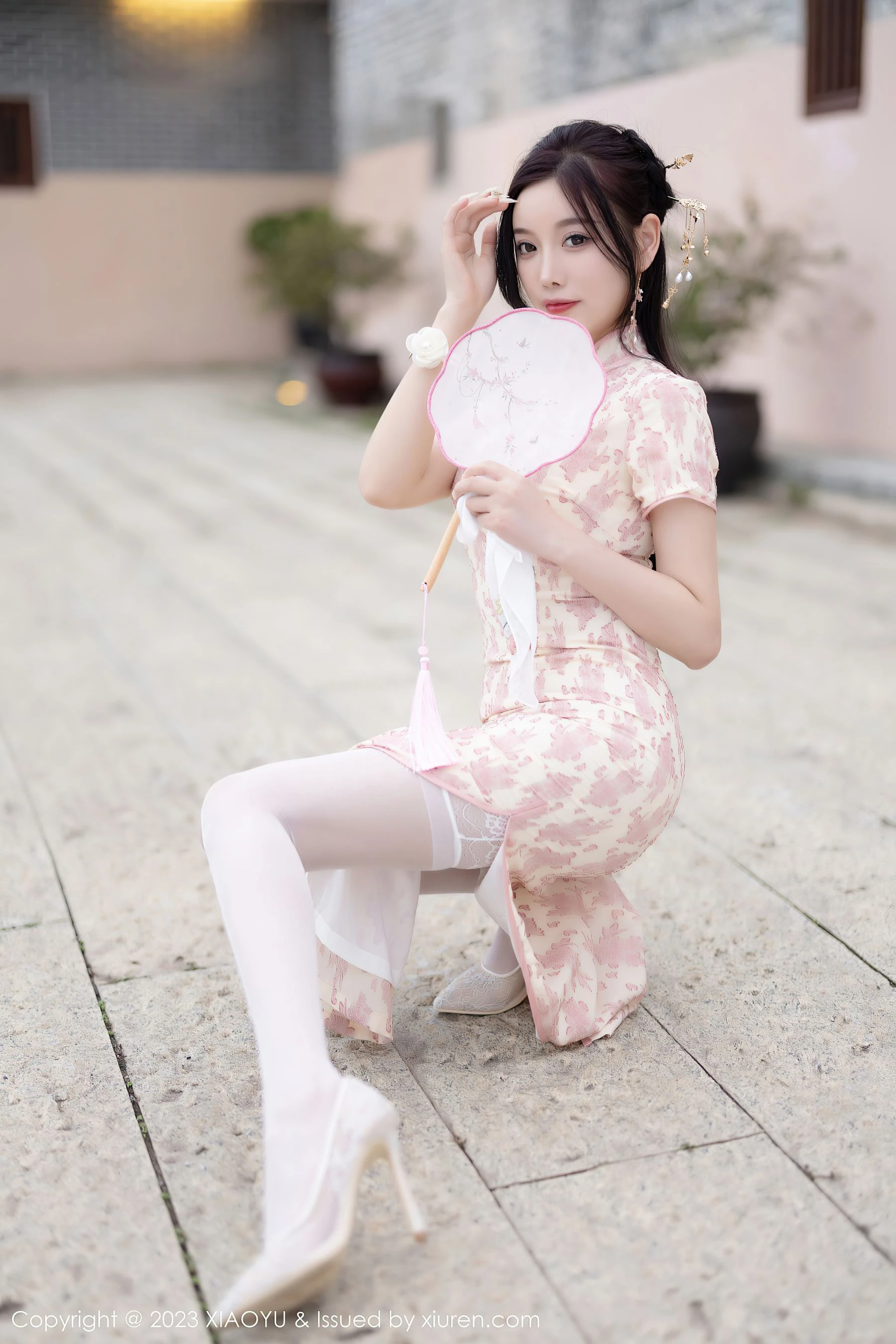 语画界 VOL.993 杨晨晨Yome 旗袍美腿插图71