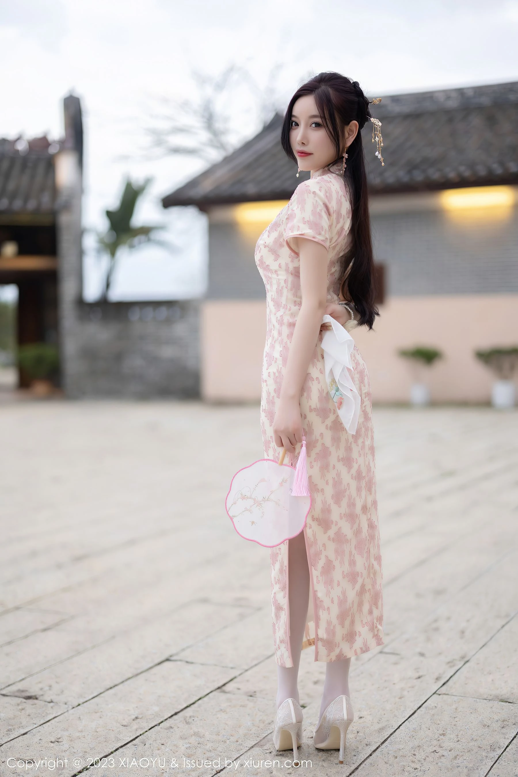 语画界 VOL.993 杨晨晨Yome 旗袍美腿插图69