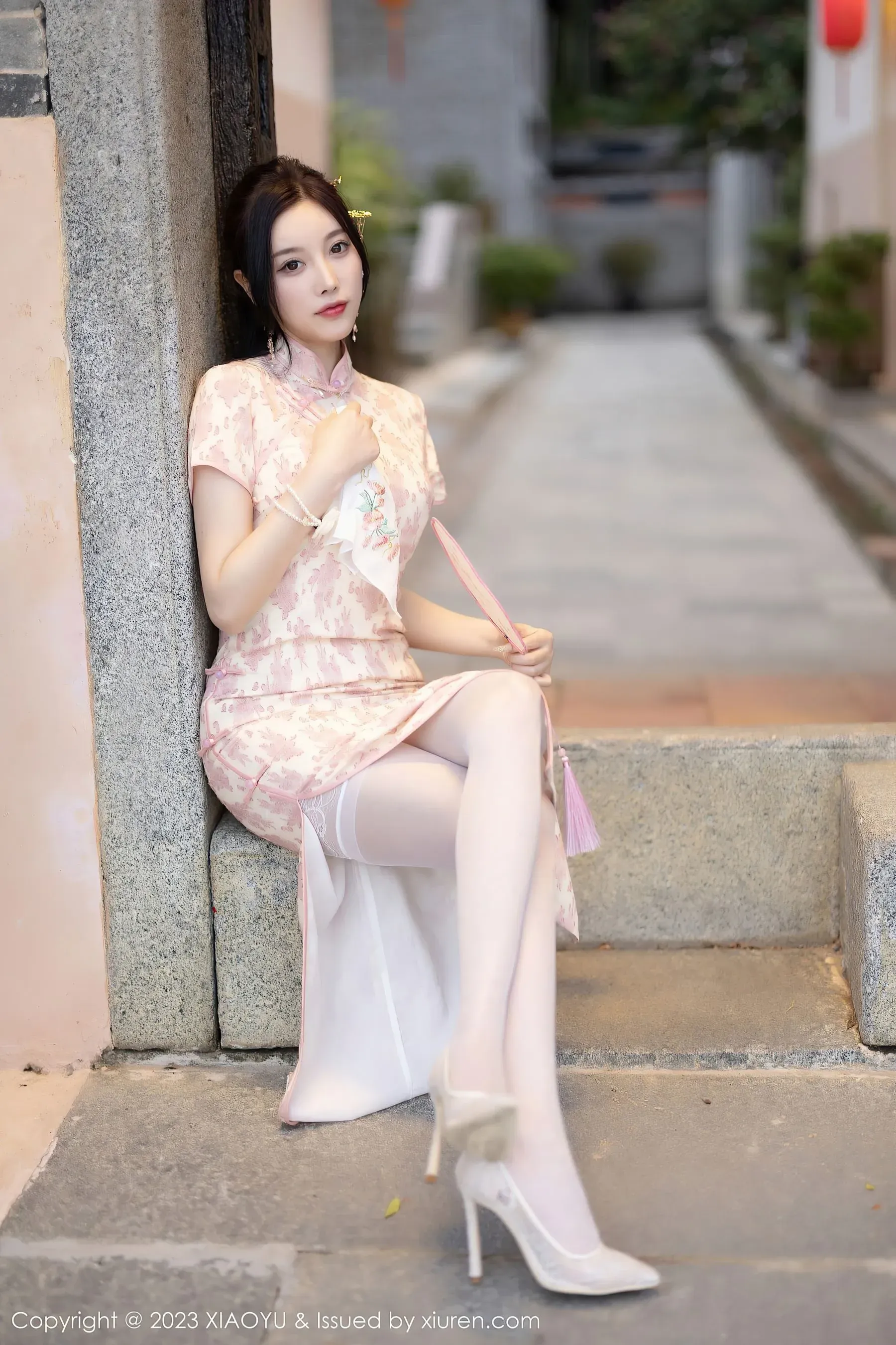 语画界 VOL.993 杨晨晨Yome 旗袍美腿插图60
