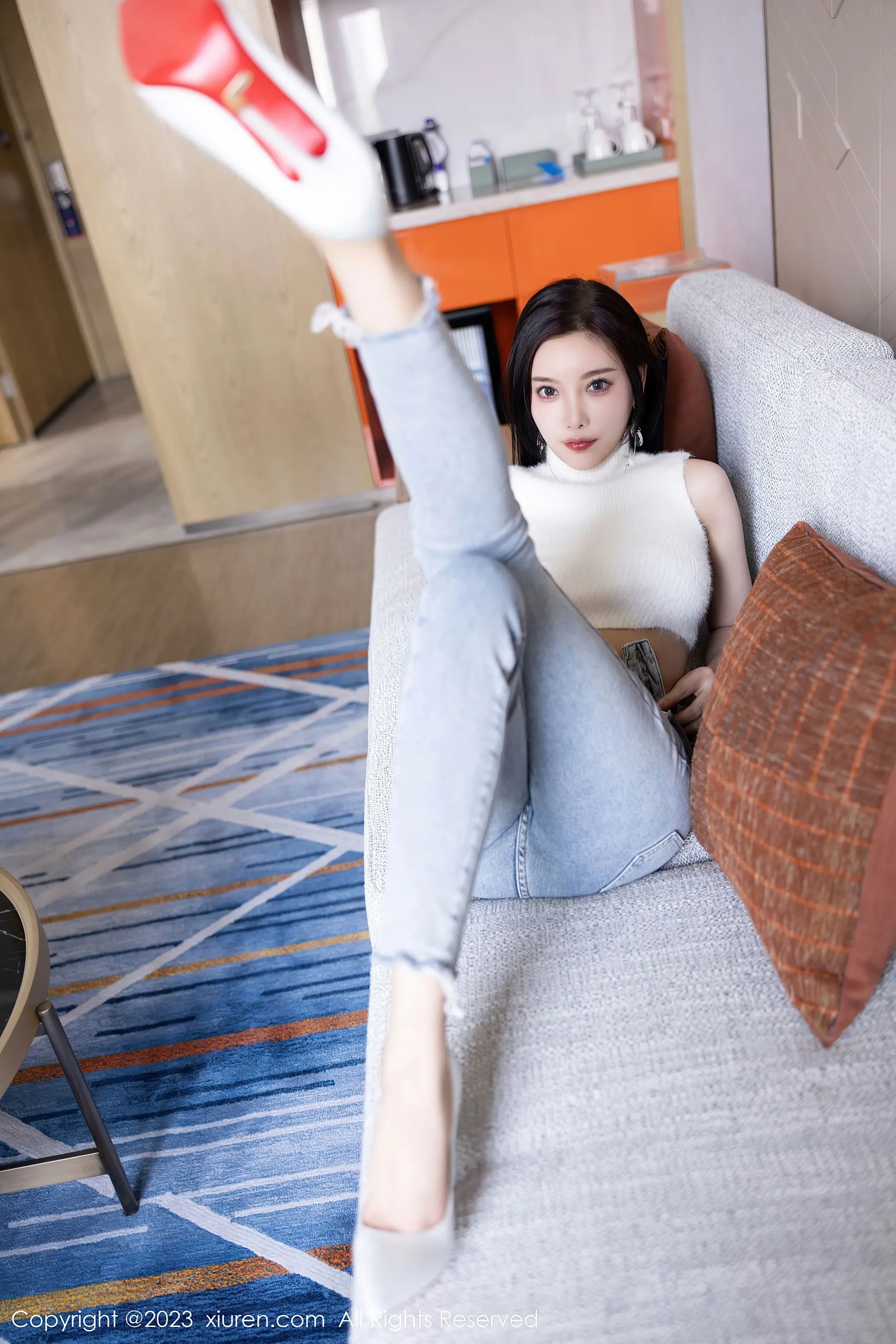 秀人网 No.6377 杨晨晨Yome 牛仔裤美臀插图71