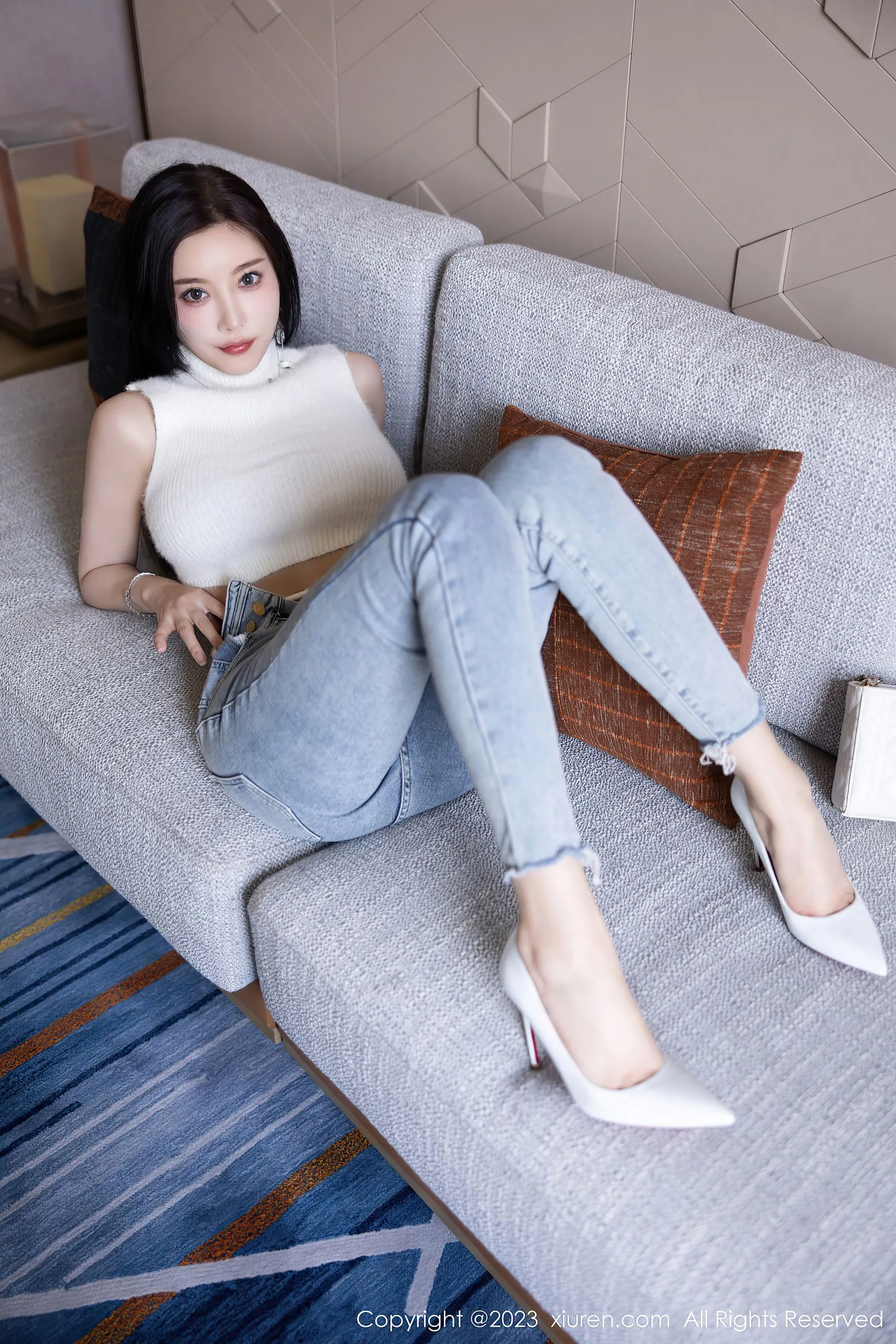 秀人网 No.6377 杨晨晨Yome 牛仔裤美臀插图70