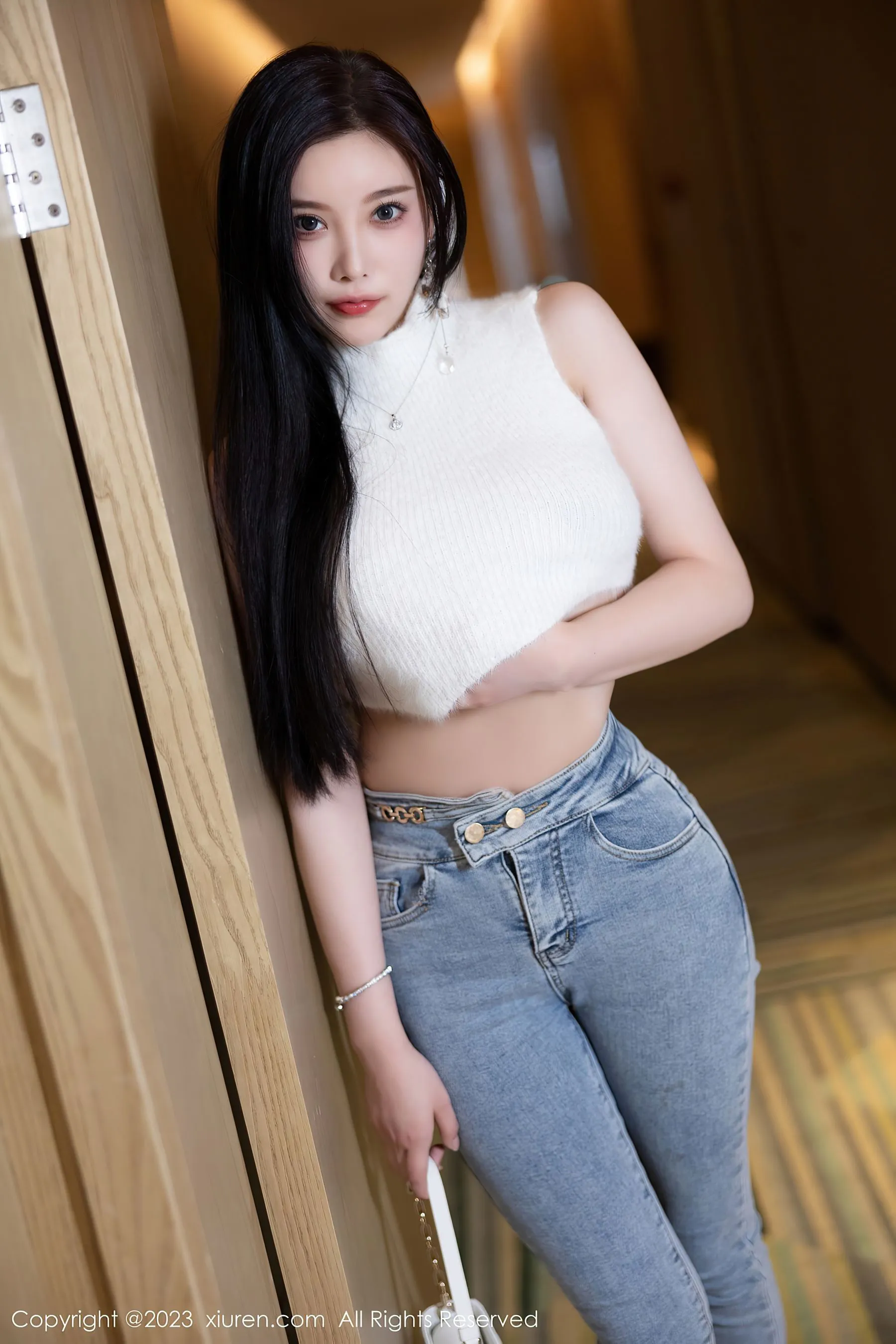 秀人网 No.6377 杨晨晨Yome 牛仔裤美臀插图55