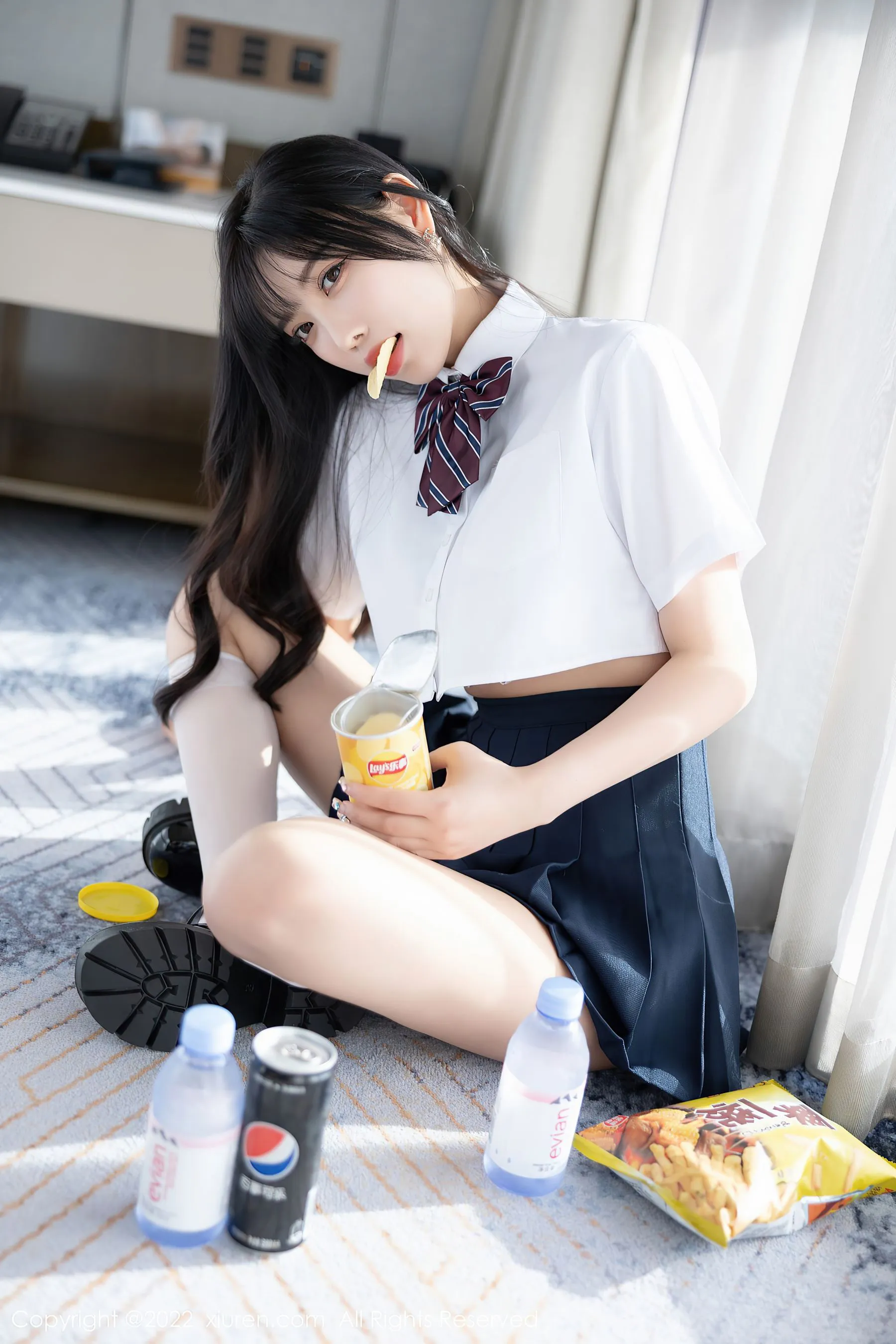 秀人网 No.5338 杨晨晨 校园制服诱惑插图57