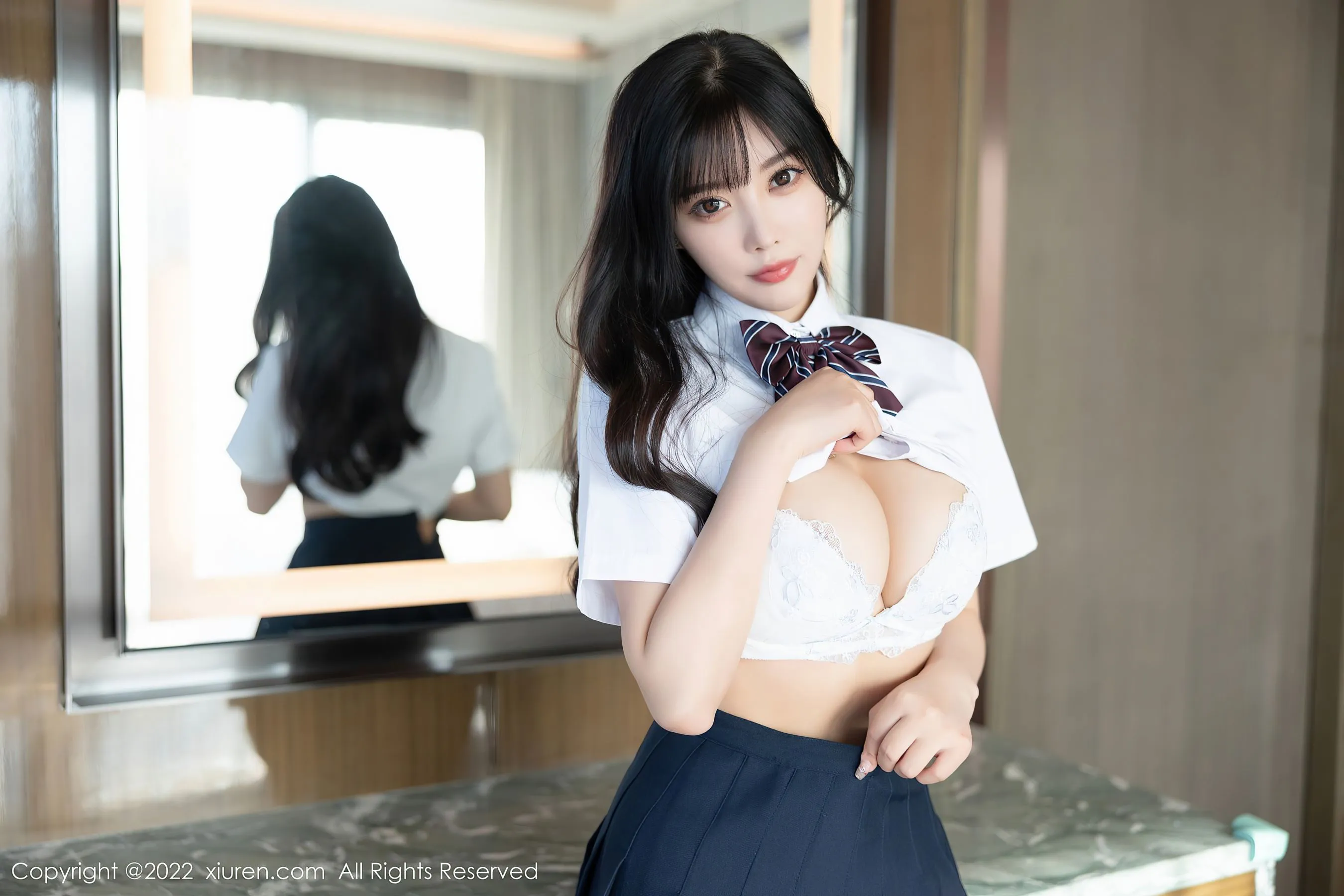 秀人网 No.5338 杨晨晨 校园制服诱惑插图82