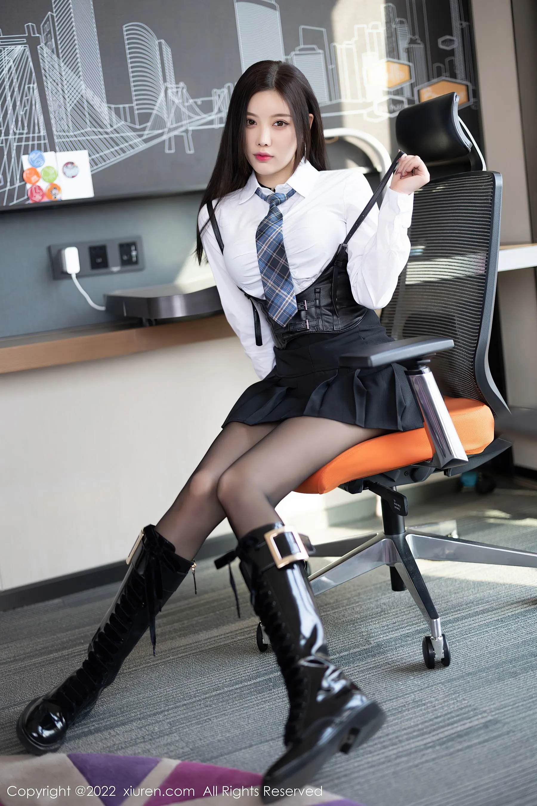 秀人网 No.4856 杨晨晨Yome 黑丝美腿女神写真插图73