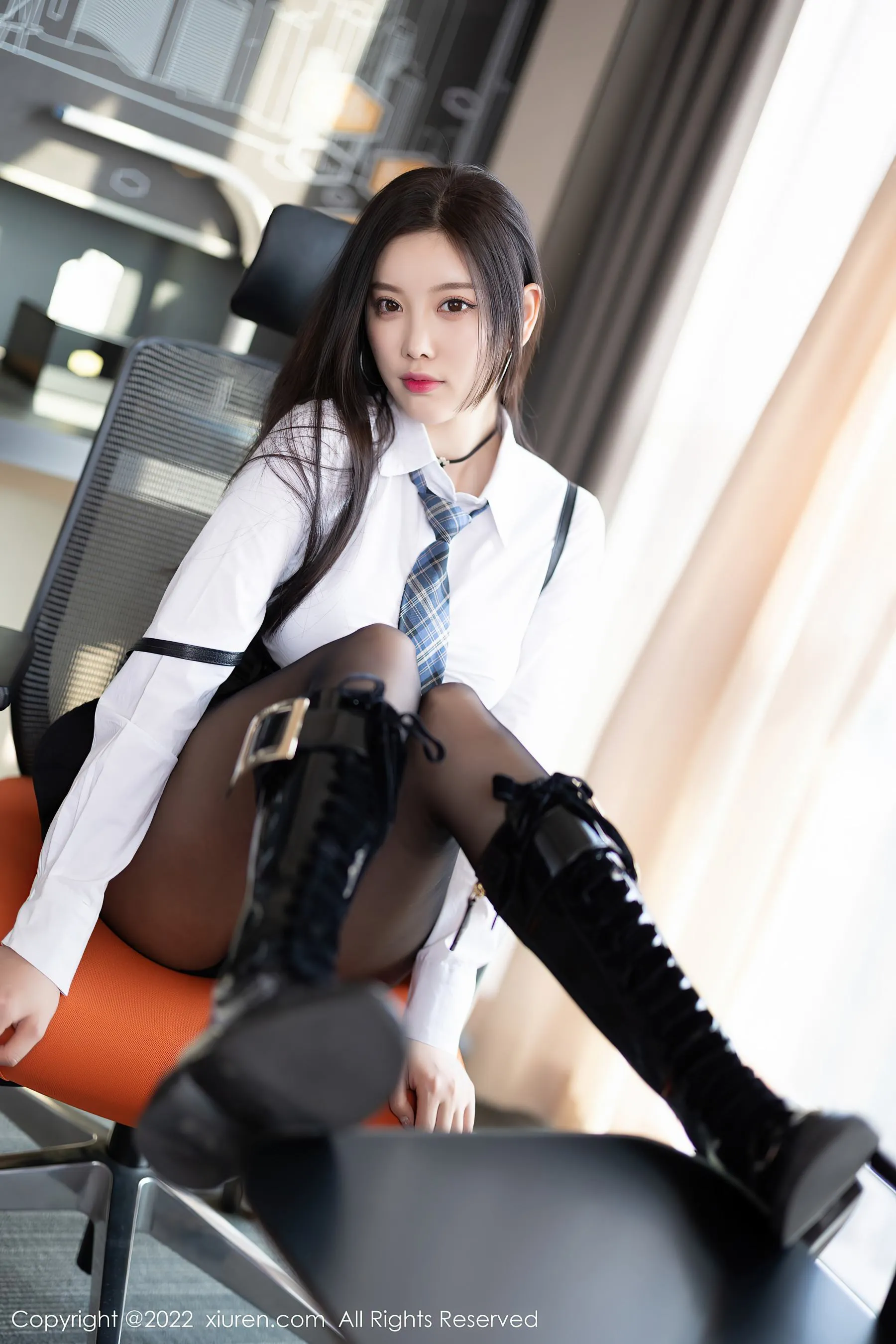 秀人网 No.4856 杨晨晨Yome 黑丝美腿女神写真插图74