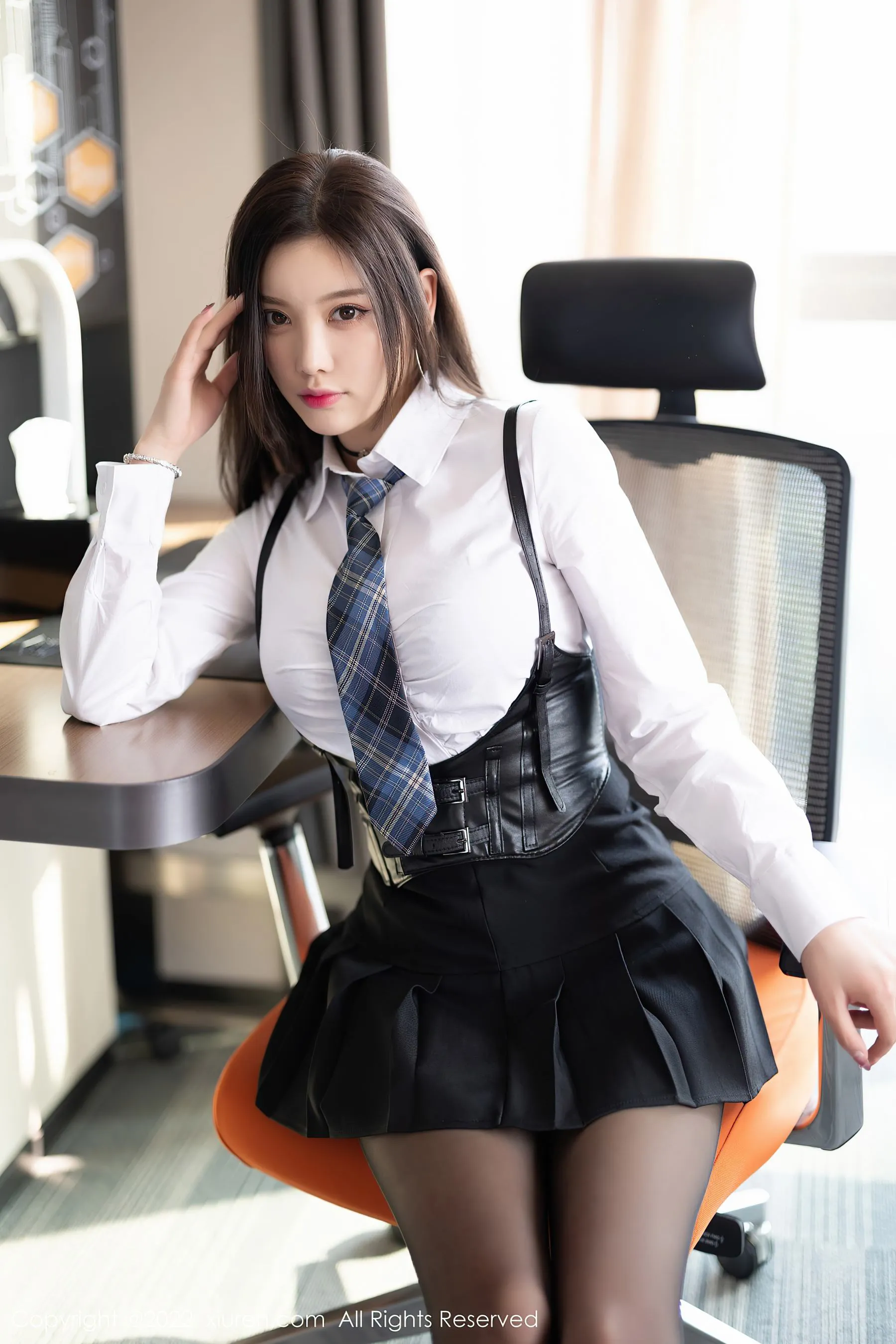 秀人网 No.4856 杨晨晨Yome 黑丝美腿女神写真插图71
