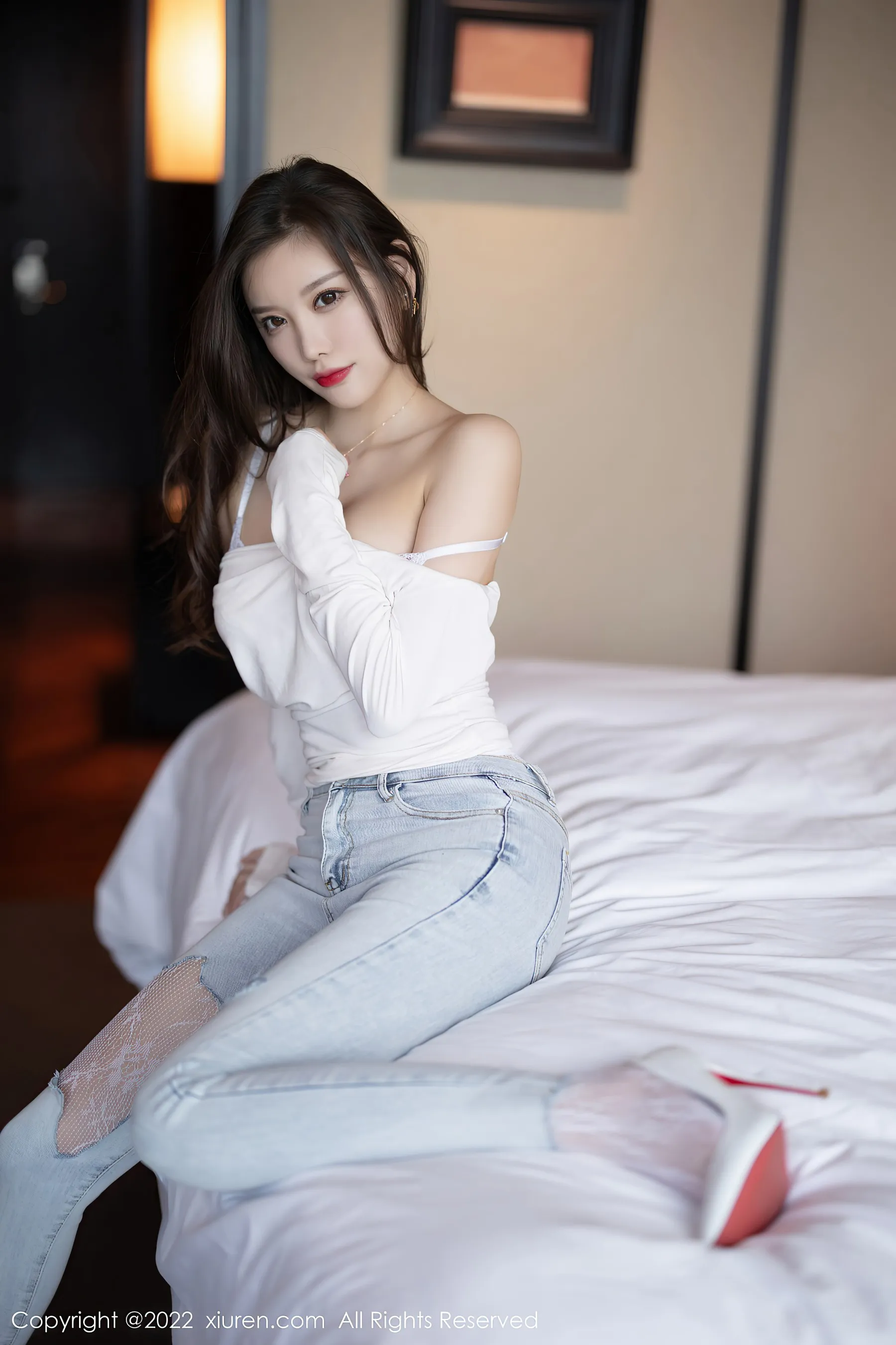 秀人网 No.4682 杨晨晨Yome 牛仔裤美腿插图85