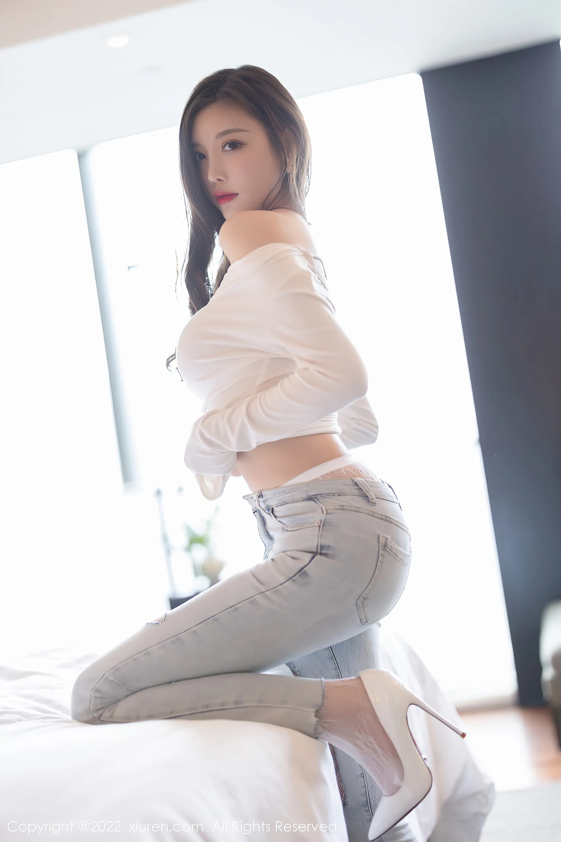 秀人网 No.4682 杨晨晨Yome 牛仔裤美腿插图77
