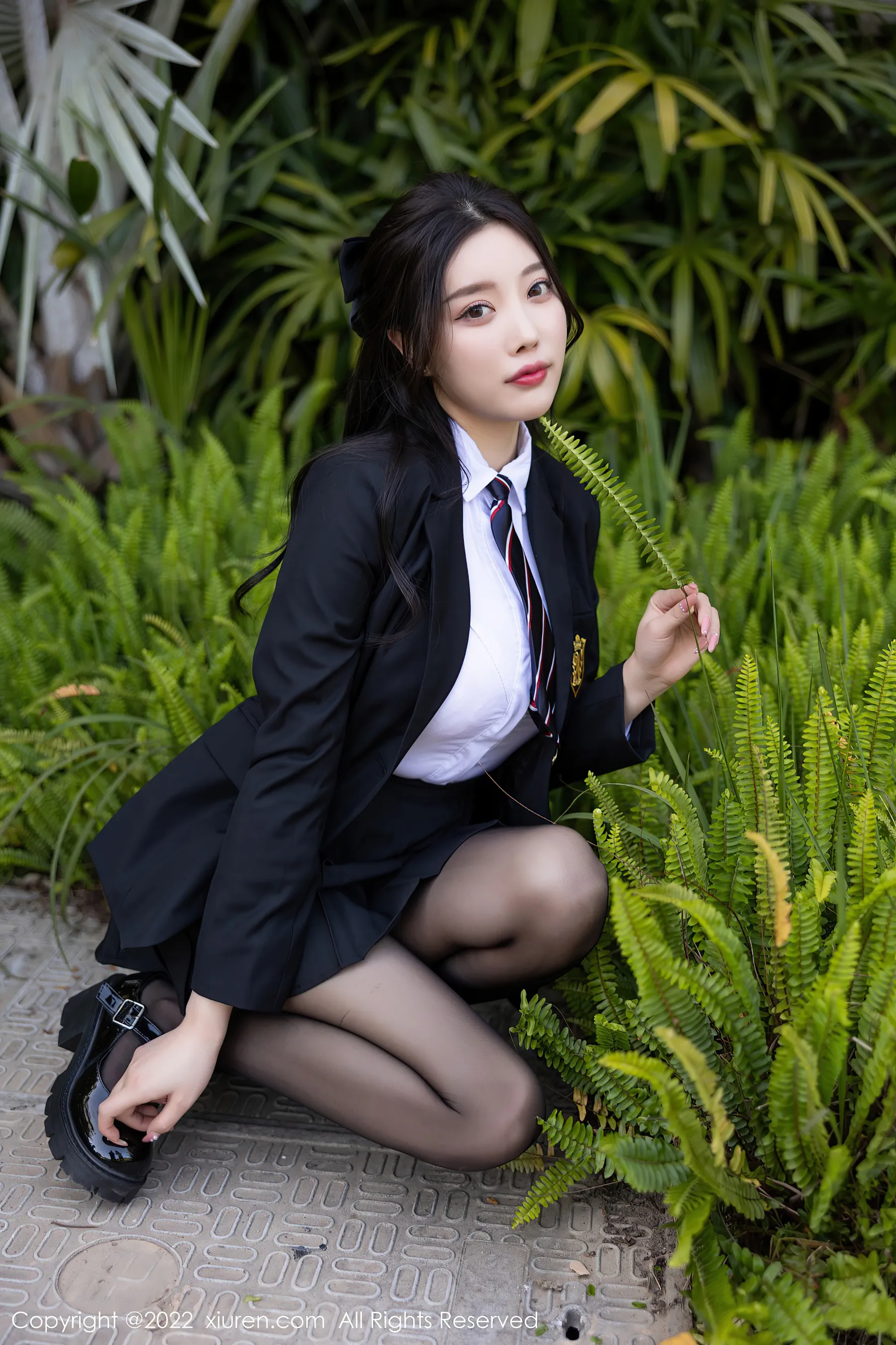 秀人网 No.4721 杨晨晨Yome 黑丝美臀学生装插图59