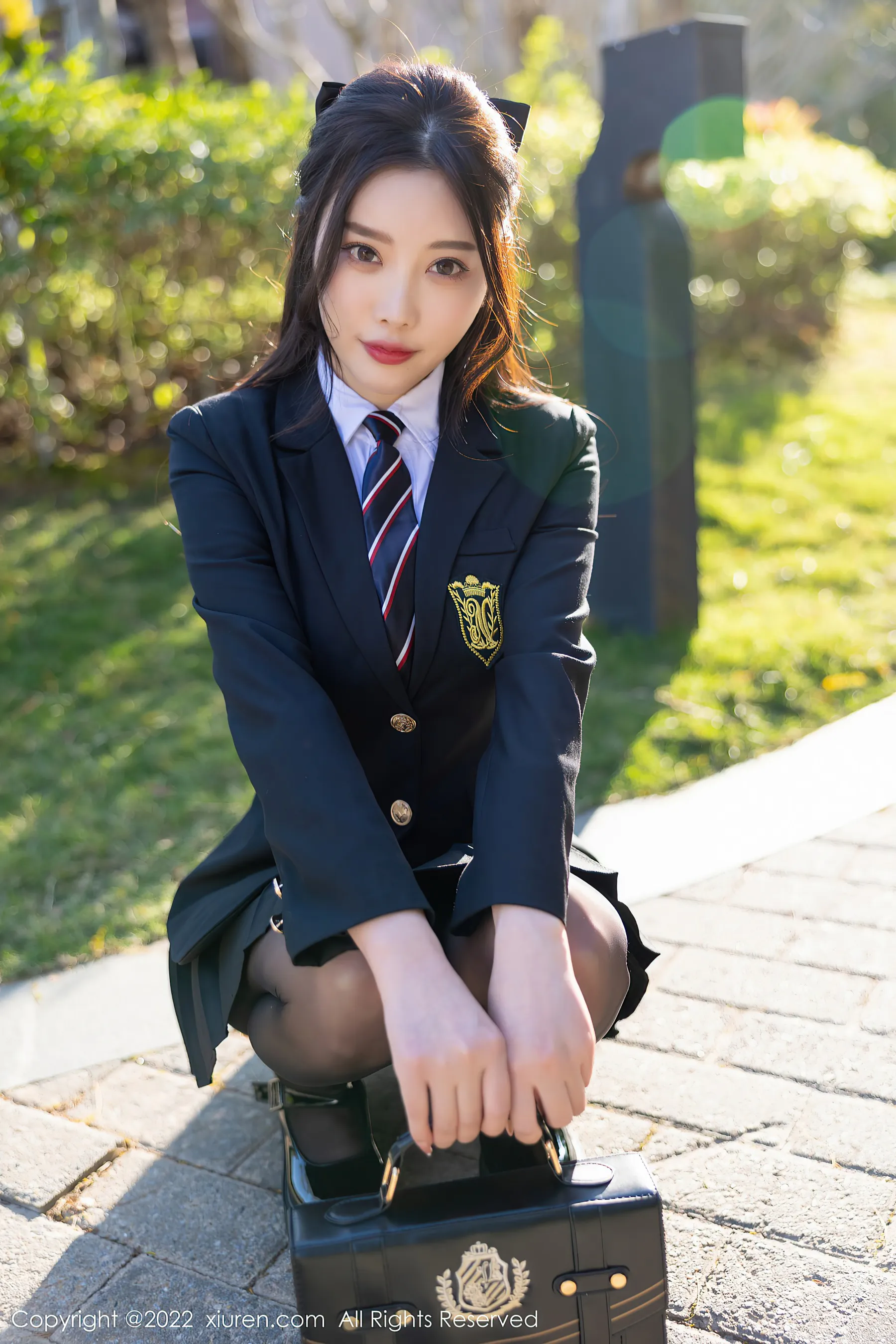 秀人网 No.4721 杨晨晨Yome 黑丝美臀学生装插图46