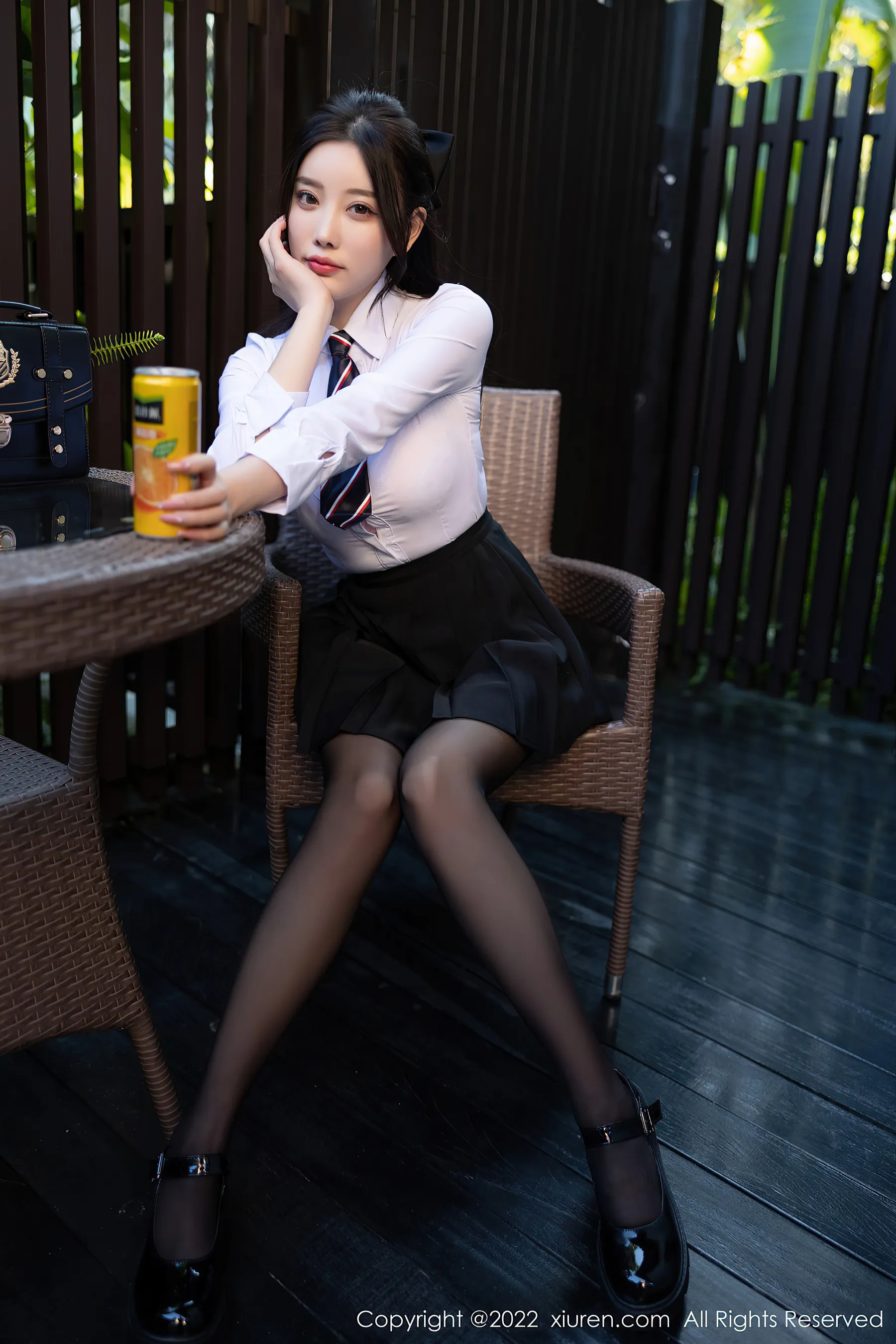 秀人网 No.4721 杨晨晨Yome 黑丝美臀学生装插图62