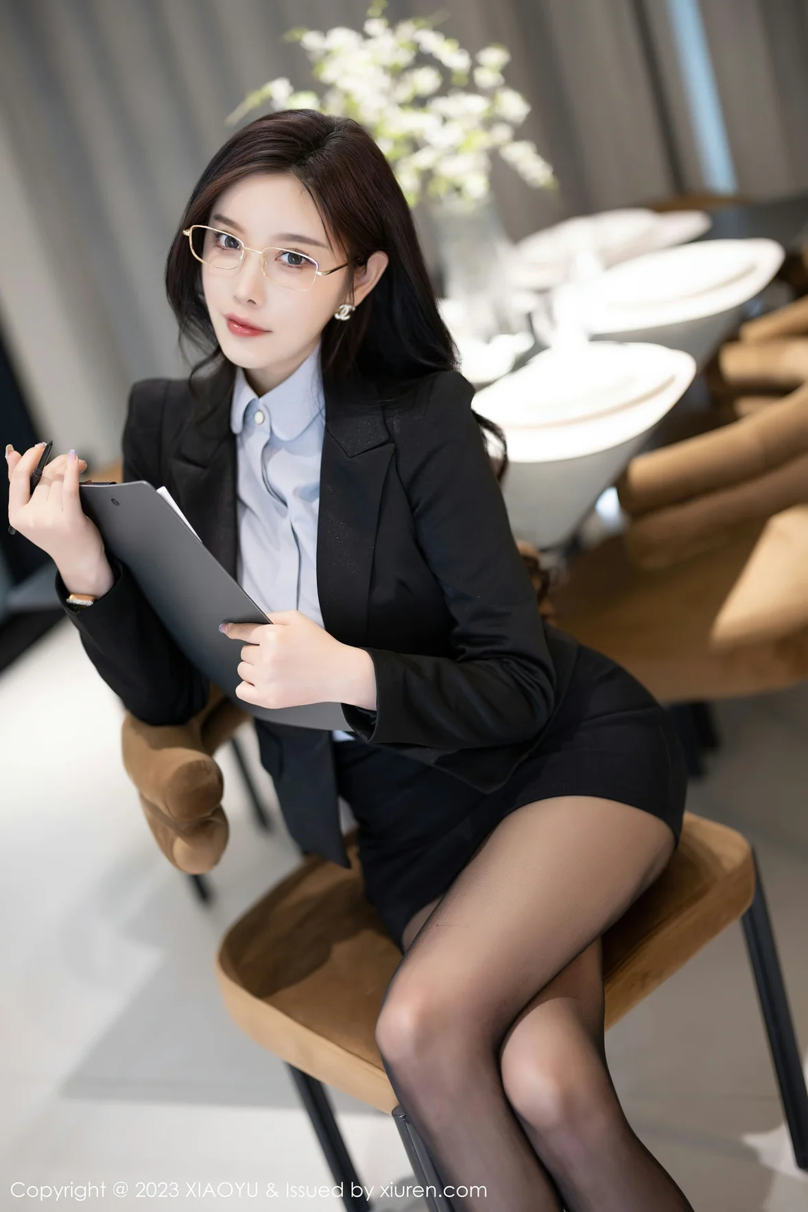 XIAOYU 语画界 Vol.1041 杨晨晨Yome 黑色职业装贵州旅拍写真 [101P]插图8