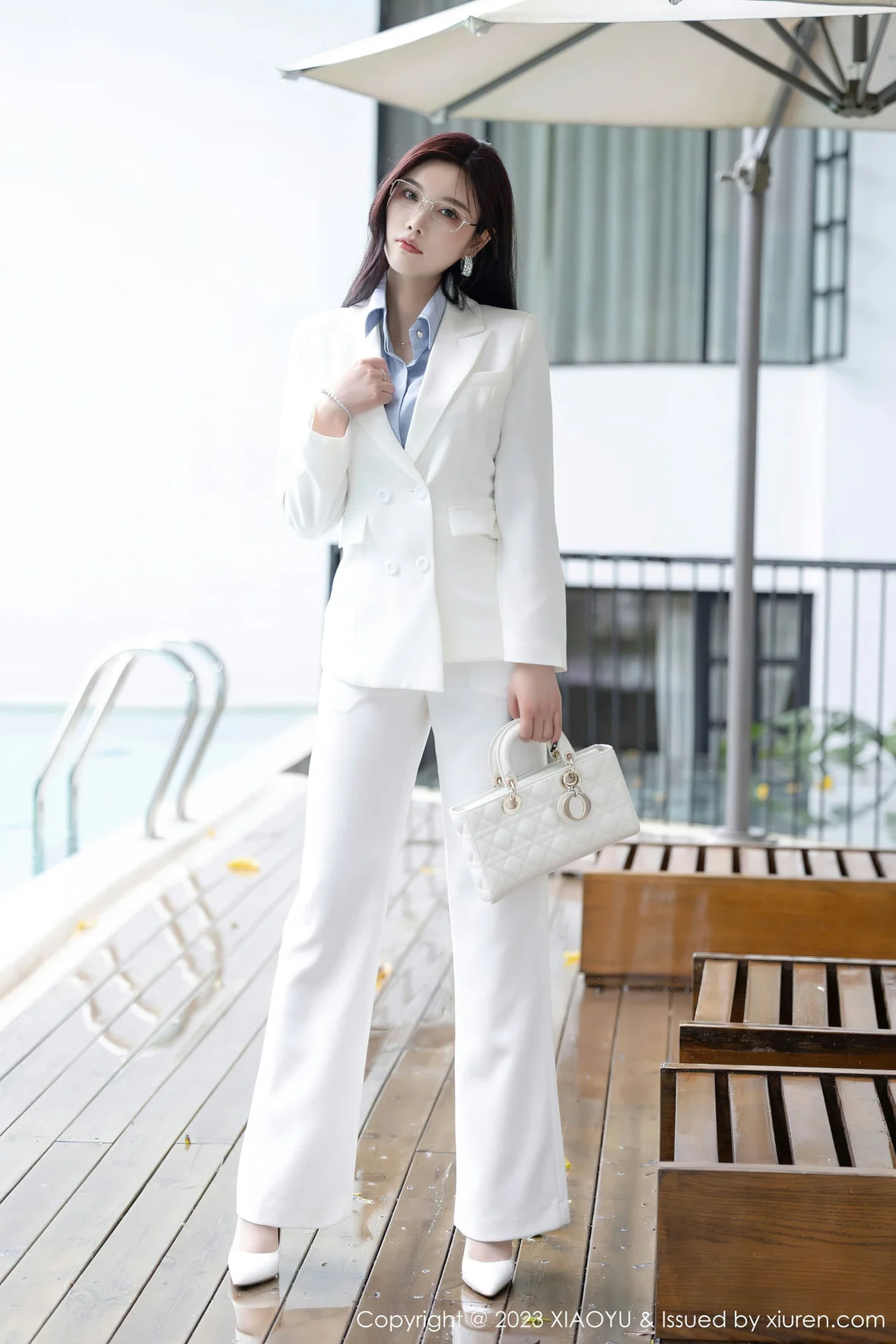 XIAOYU 语画 Vol.1065 杨晨晨Yome 白色简约OL贵州旅拍 [86P]插图7