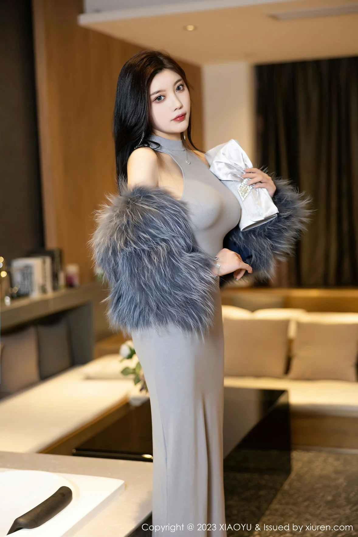 XIAOYU 语画界 Vol.1051 杨晨晨Yome 灰色镂空连衣贵州旅拍 [88P]插图9