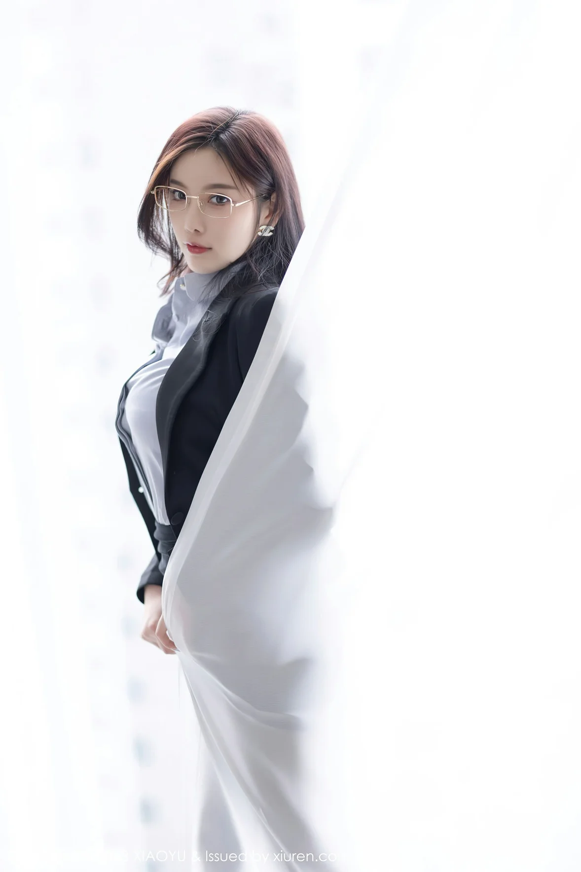 XIAOYU 语画界 Vol.1041 杨晨晨Yome 黑色职业装贵州旅拍写真 [101P]插图28
