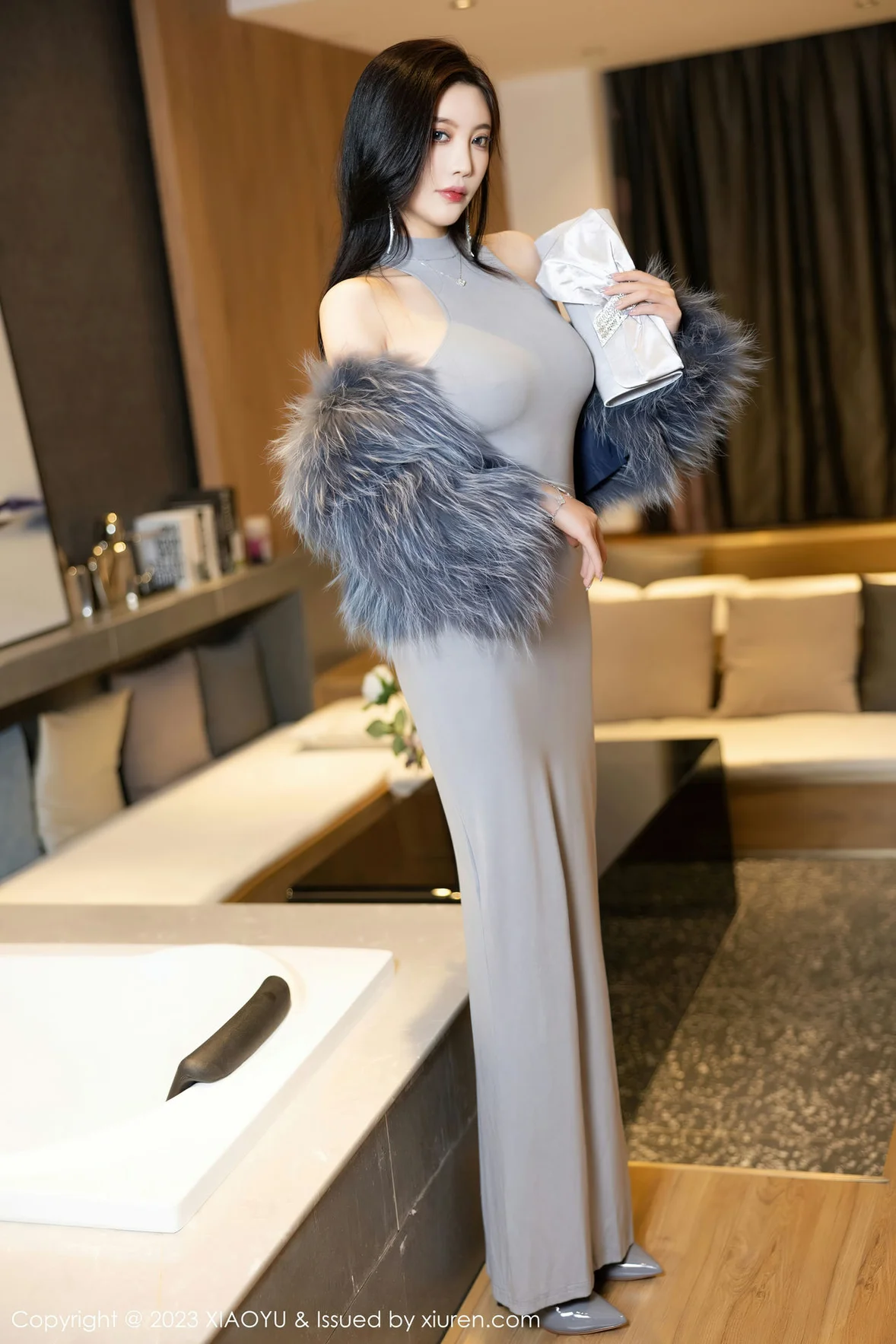 XIAOYU 语画界 Vol.1051 杨晨晨Yome 灰色镂空连衣贵州旅拍 [88P]插图10