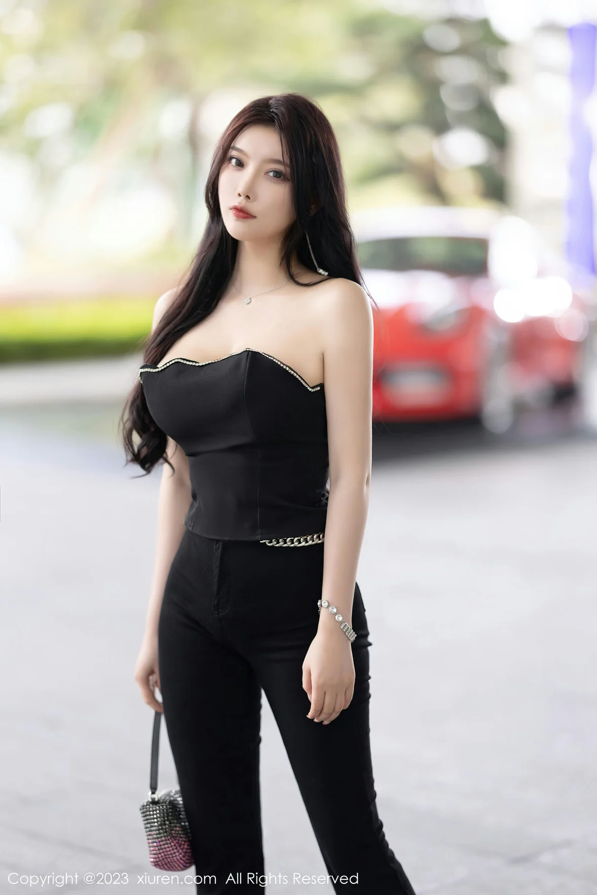 XiuRen 秀人 No.6866 杨晨晨Yome 轻透蕾丝连体衣海南岛旅拍 [91P]插图1