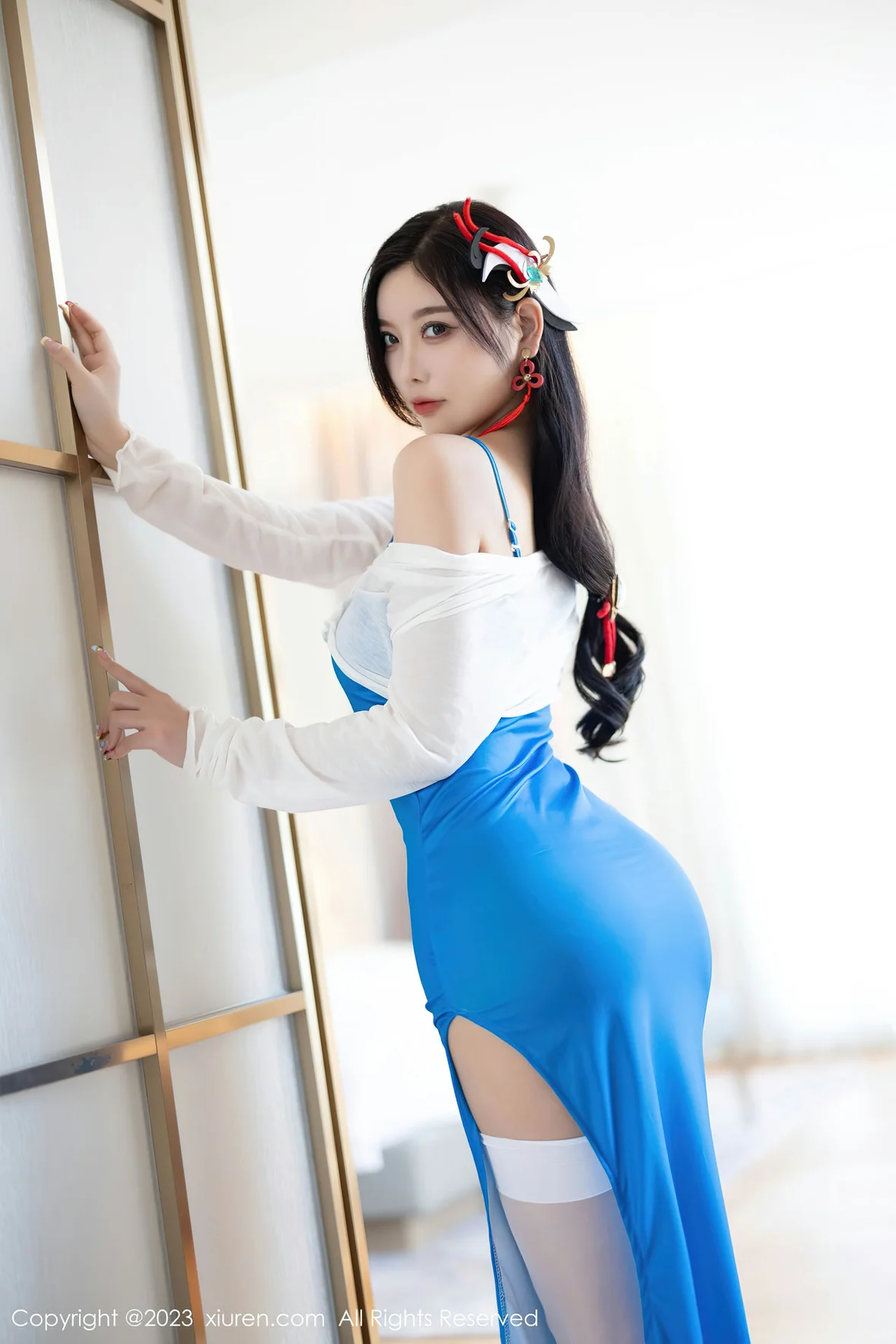 XiuRen 秀人 No.7135 杨晨晨Yome 蕾丝内衣浙江安吉旅拍 [85P]插图14