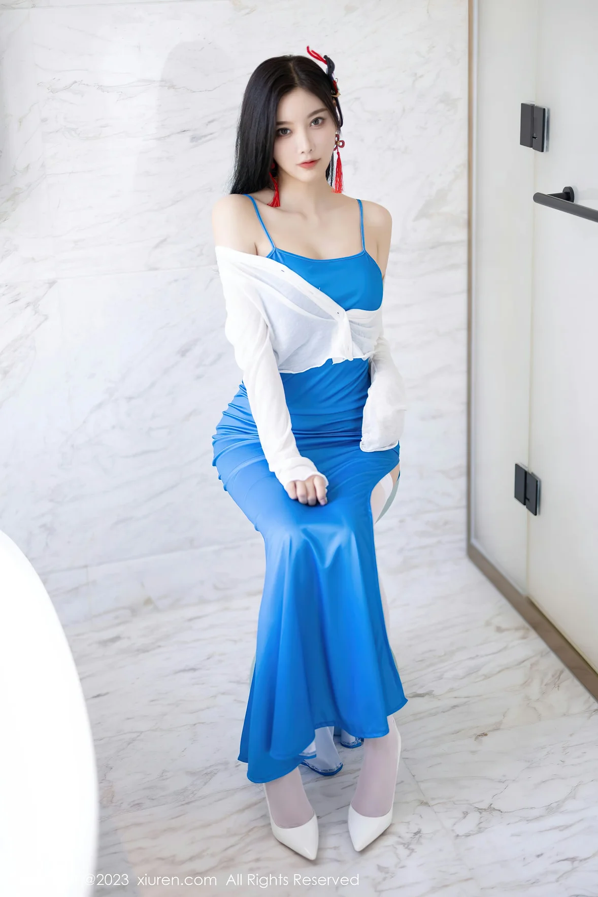 XiuRen 秀人 No.7135 杨晨晨Yome 蕾丝内衣浙江安吉旅拍 [85P]插图8