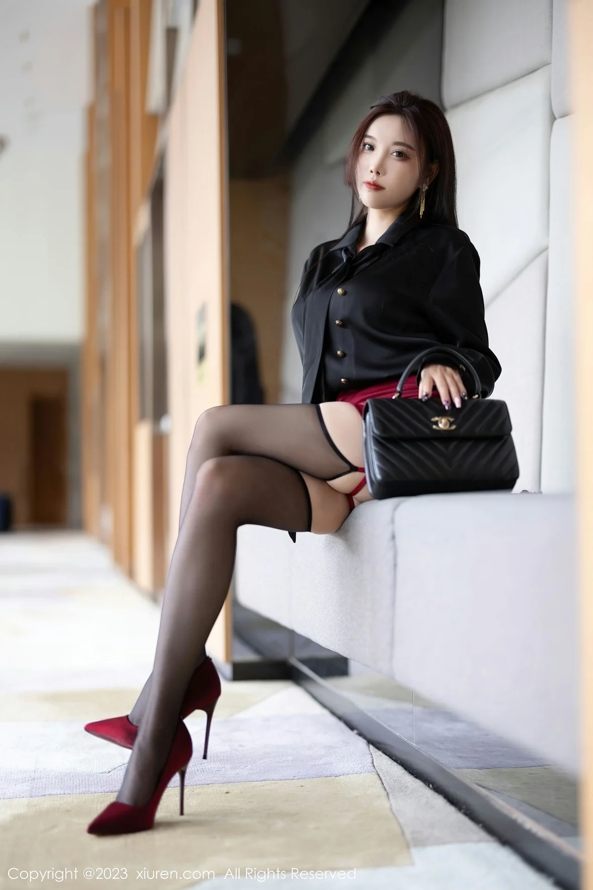 XiuRen 秀人 No.7062 杨晨晨Yome 蕾丝边内衣性感写真 [82P]插图9