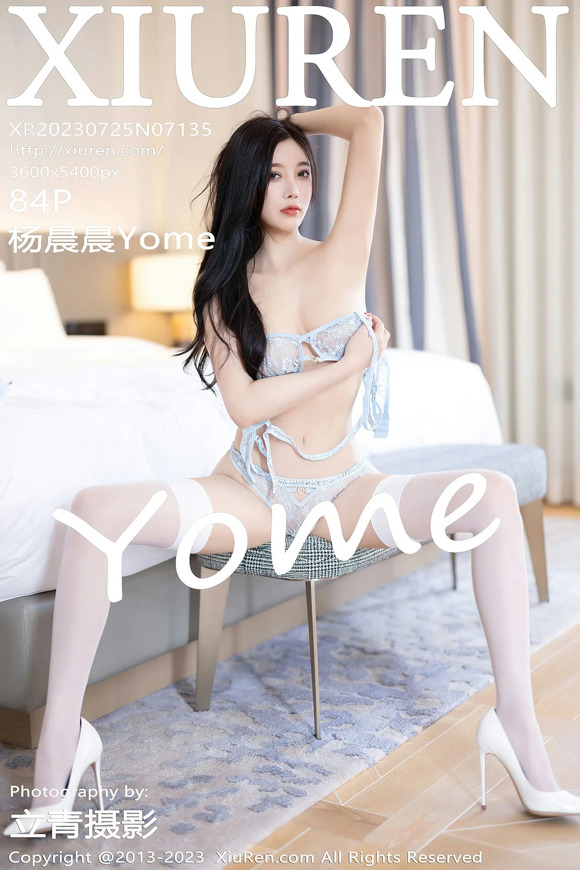 XiuRen 秀人 No.7135 杨晨晨Yome 蕾丝内衣浙江安吉旅拍 [85P]插图84