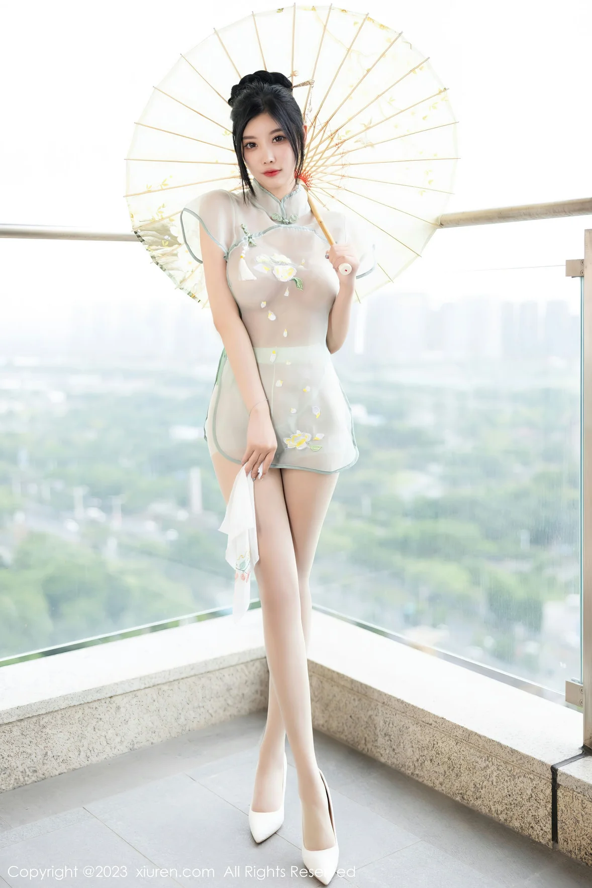 秀人网 No.7410 杨晨晨Yome 轻透薄纱性感写真 [82P]插图47