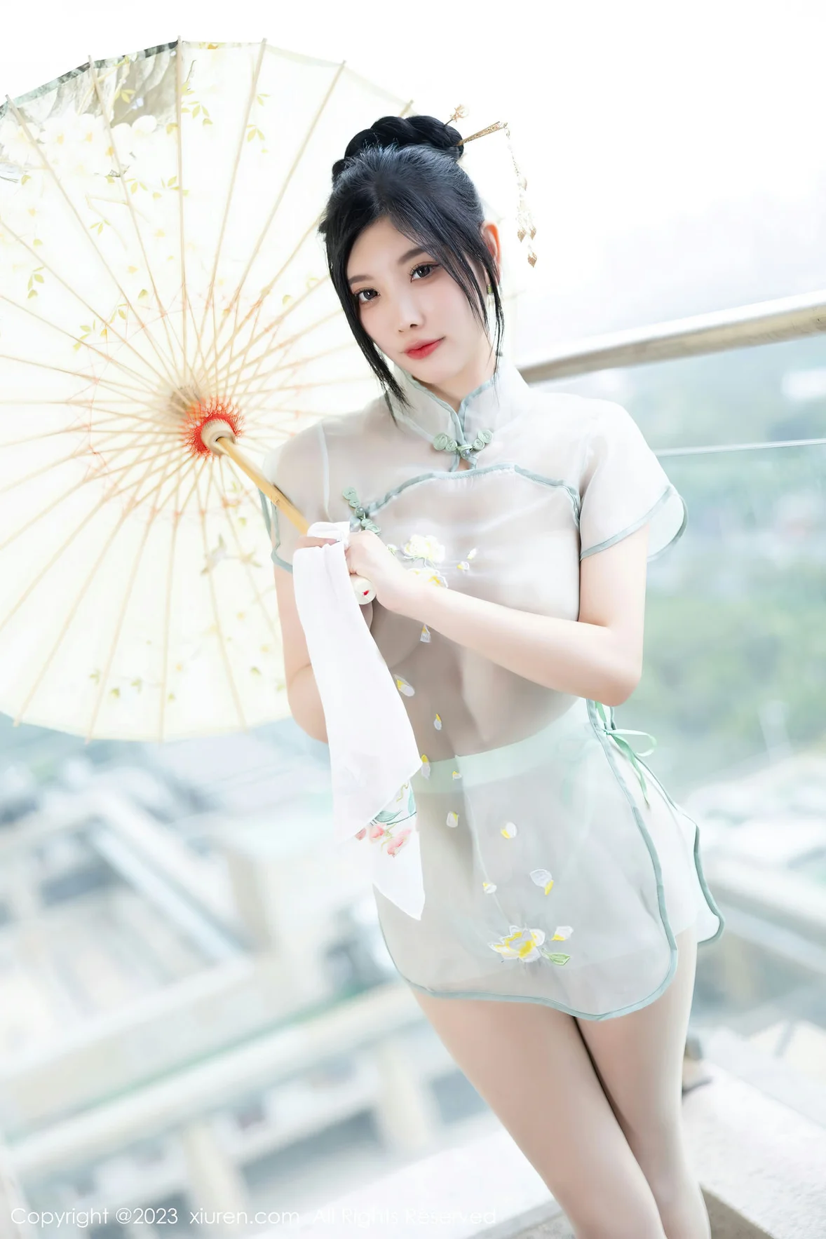 秀人网 No.7410 杨晨晨Yome 轻透薄纱性感写真 [82P]插图53