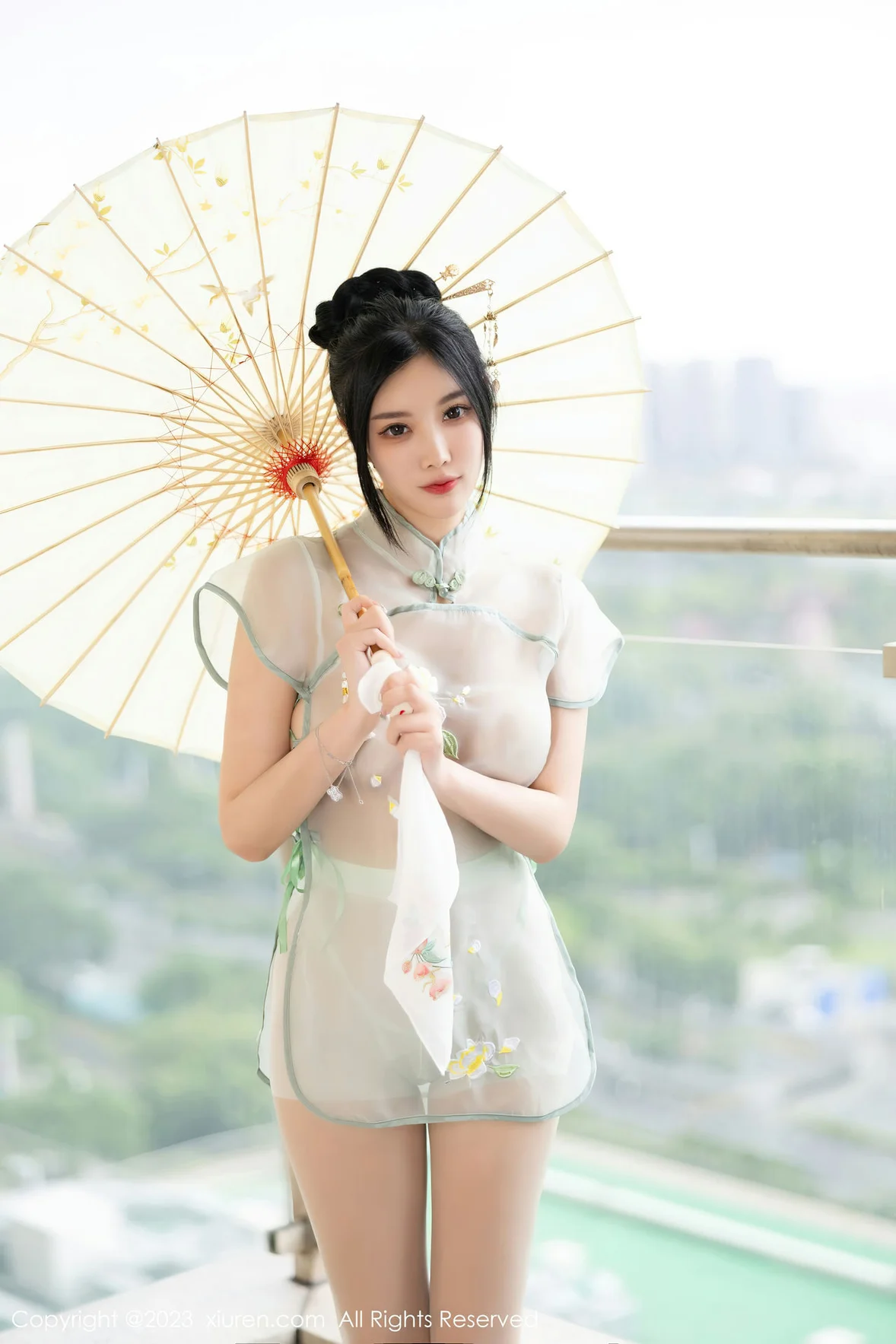 秀人网 No.7410 杨晨晨Yome 轻透薄纱性感写真 [82P]插图46