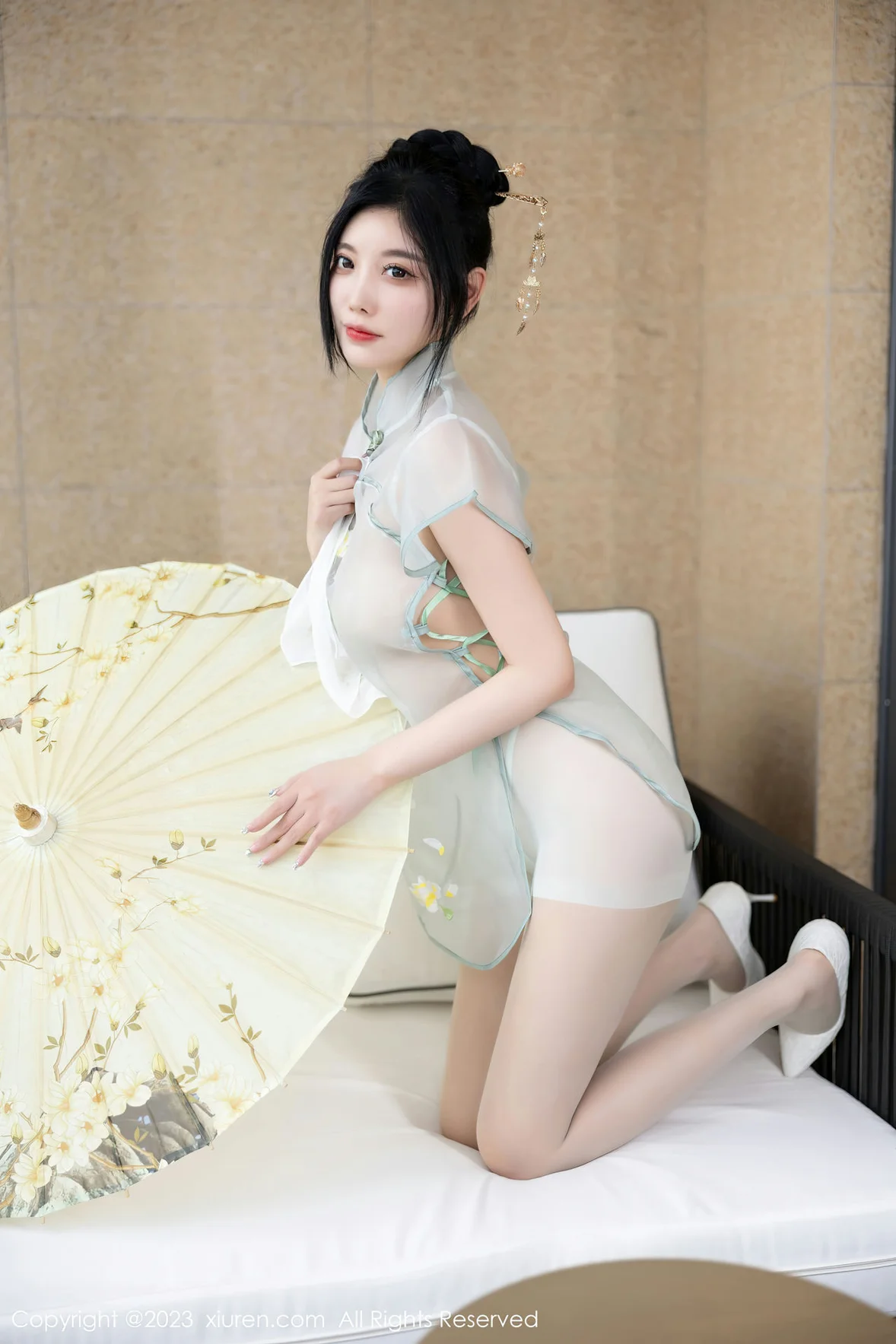 秀人网 No.7410 杨晨晨Yome 轻透薄纱性感写真 [82P]插图55